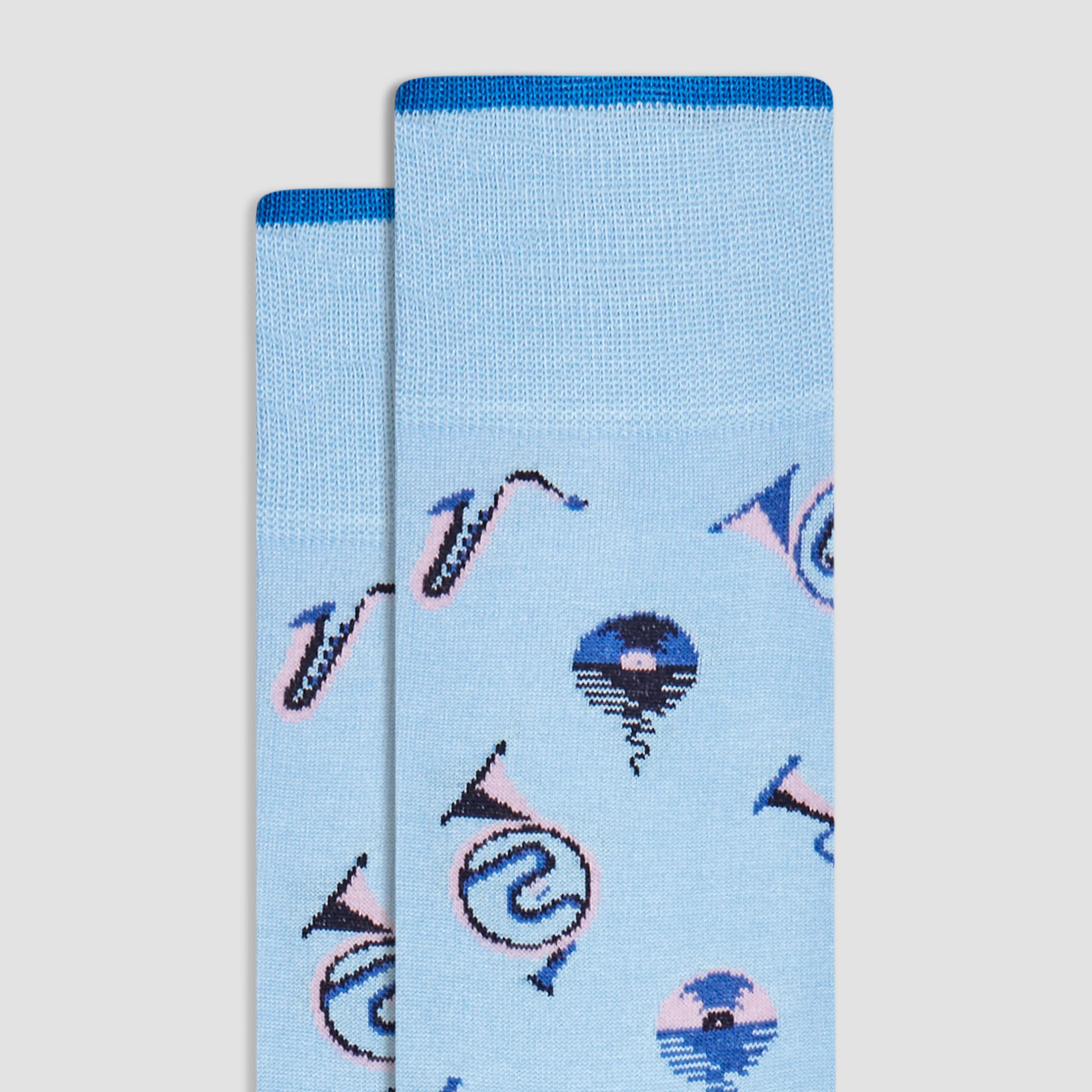 Musical Mid-Calf Socks sold by Bugatchi product image thumbnail 2