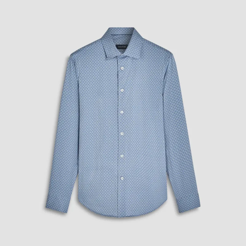 James Geometric OoohCotton Shirt sold by Bugatchi
