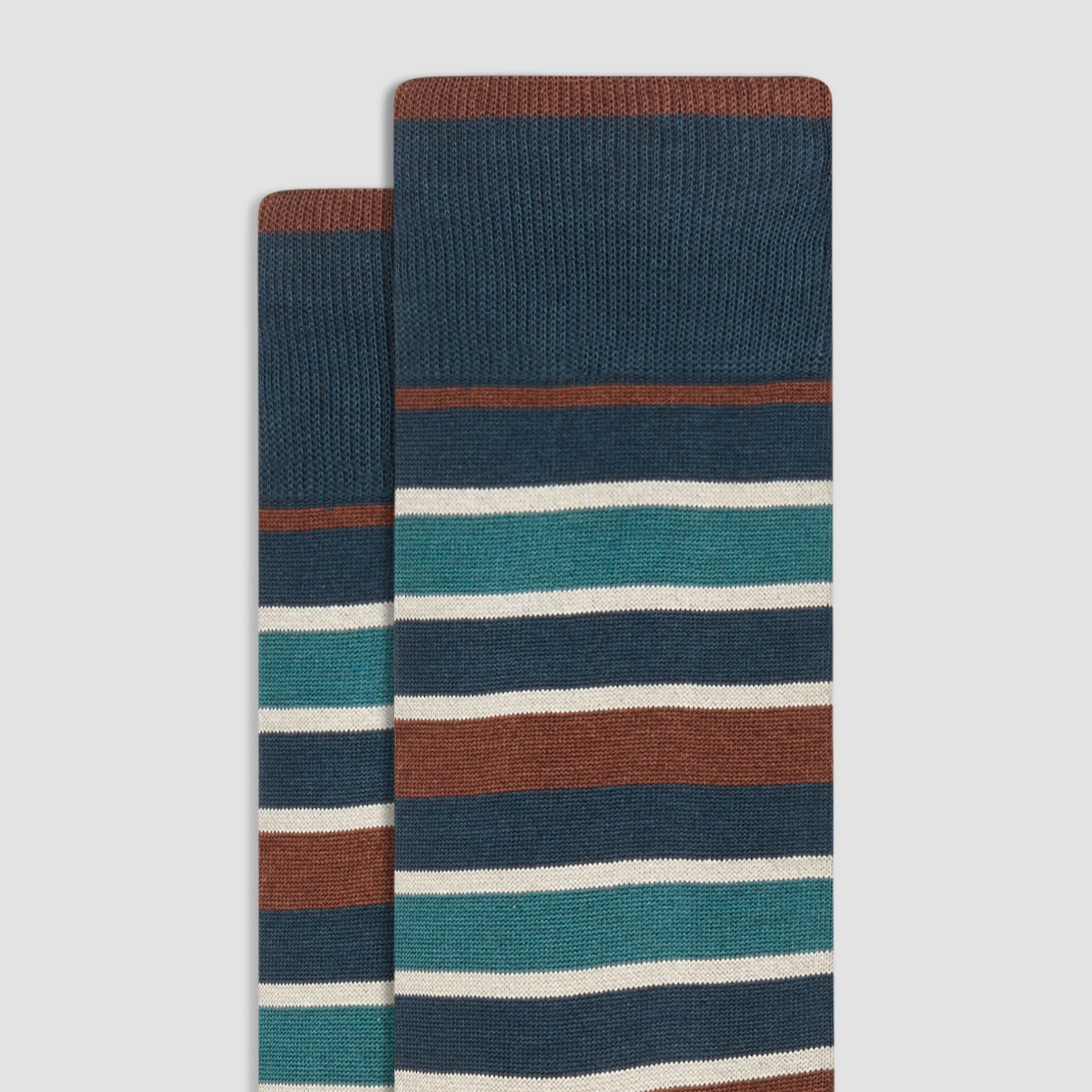 Striped Mid-Calf Socks sold by Bugatchi product image thumbnail 2