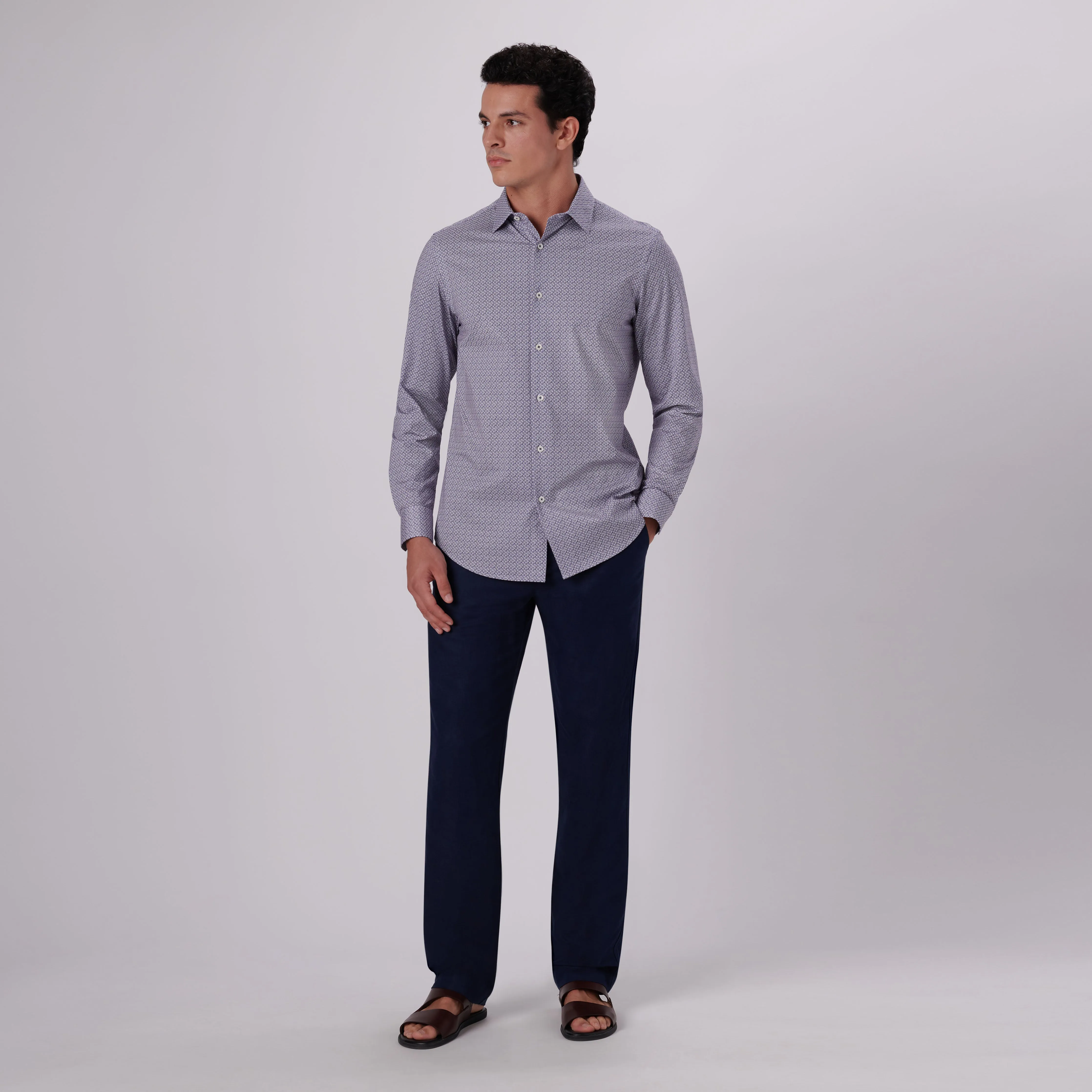 James Floral Print OoohCotton Shirt sold by Bugatchi product image thumbnail 5