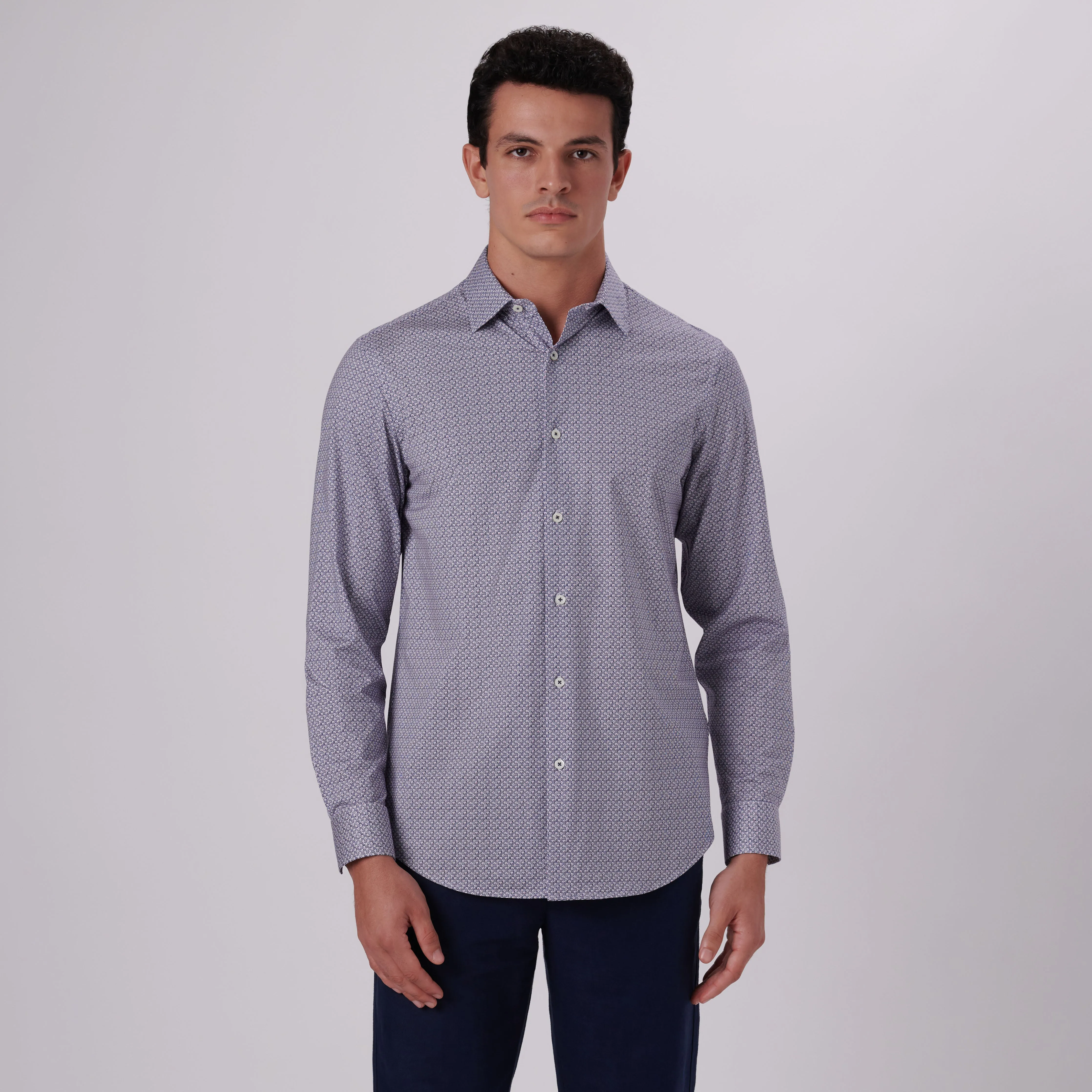 James Floral Print OoohCotton Shirt sold by Bugatchi product image thumbnail 2