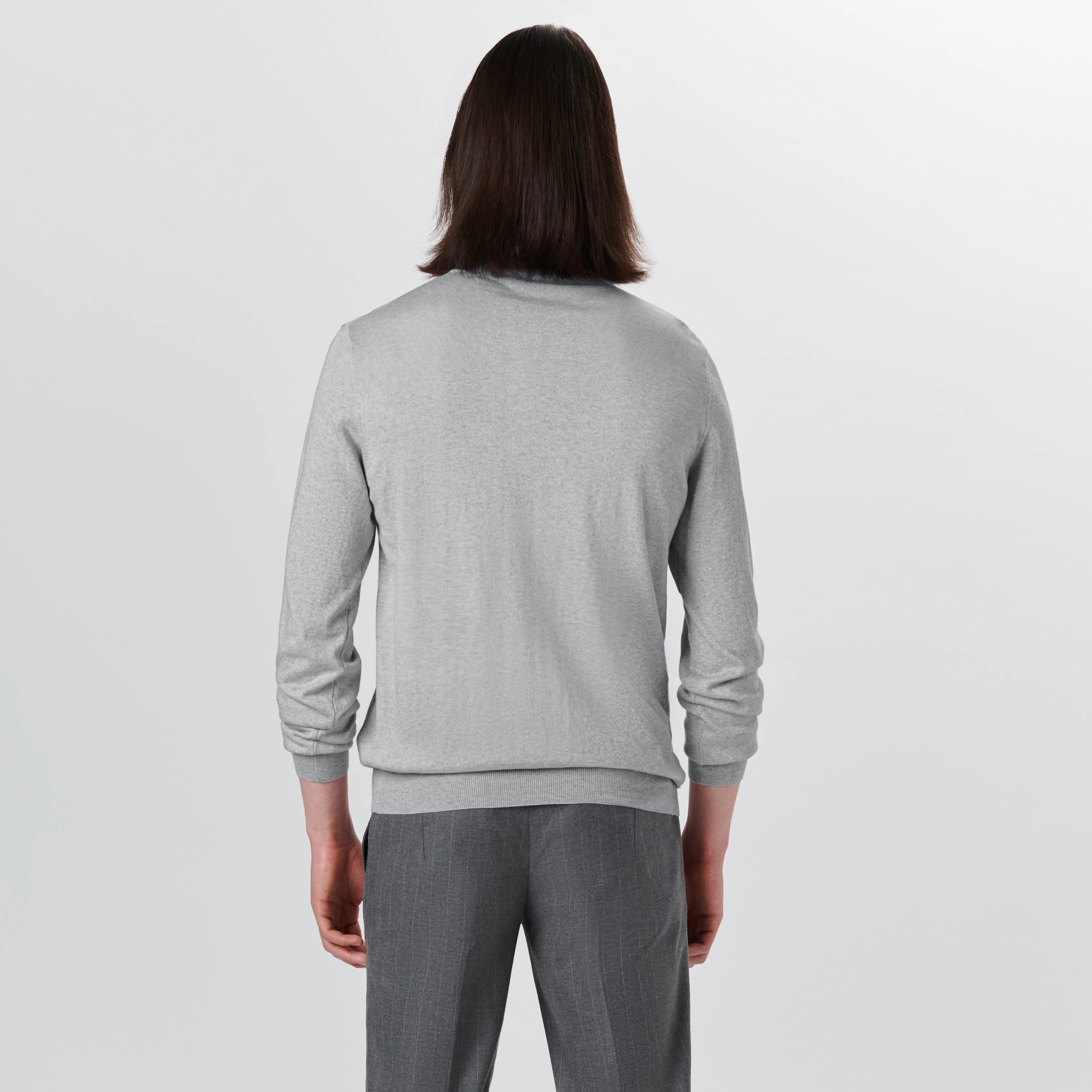 Melange Quarter Zip Pullover Sweater sold by Bugatchi product image thumbnail 4