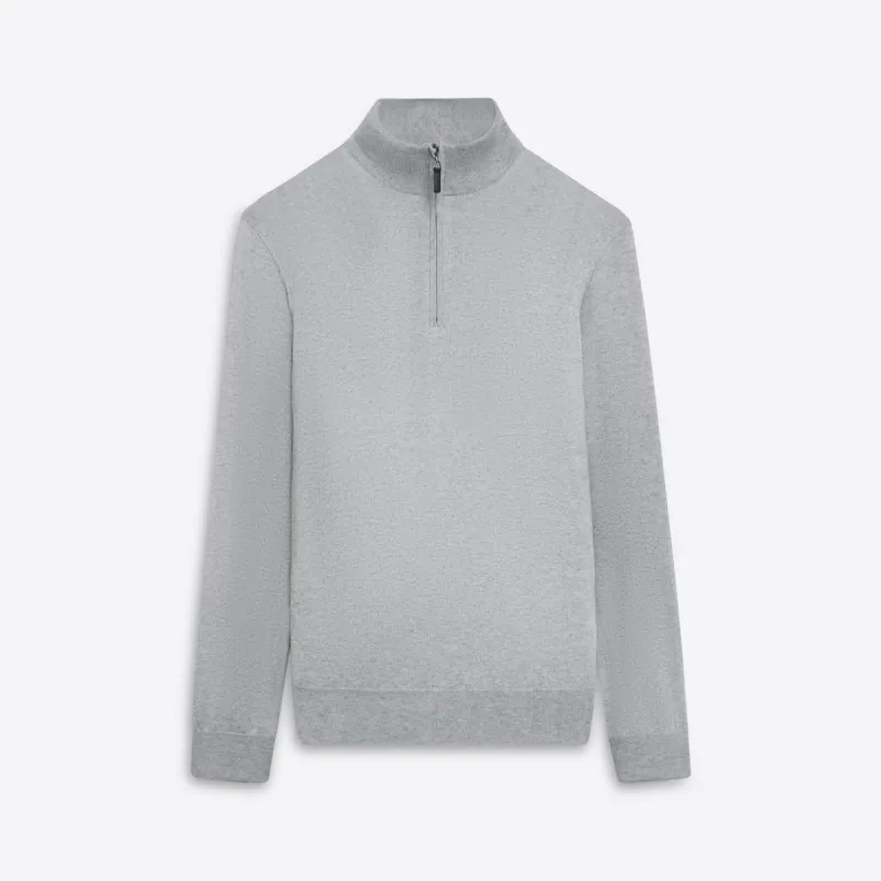 Melange Quarter Zip Pullover Sweater sold by Bugatchi