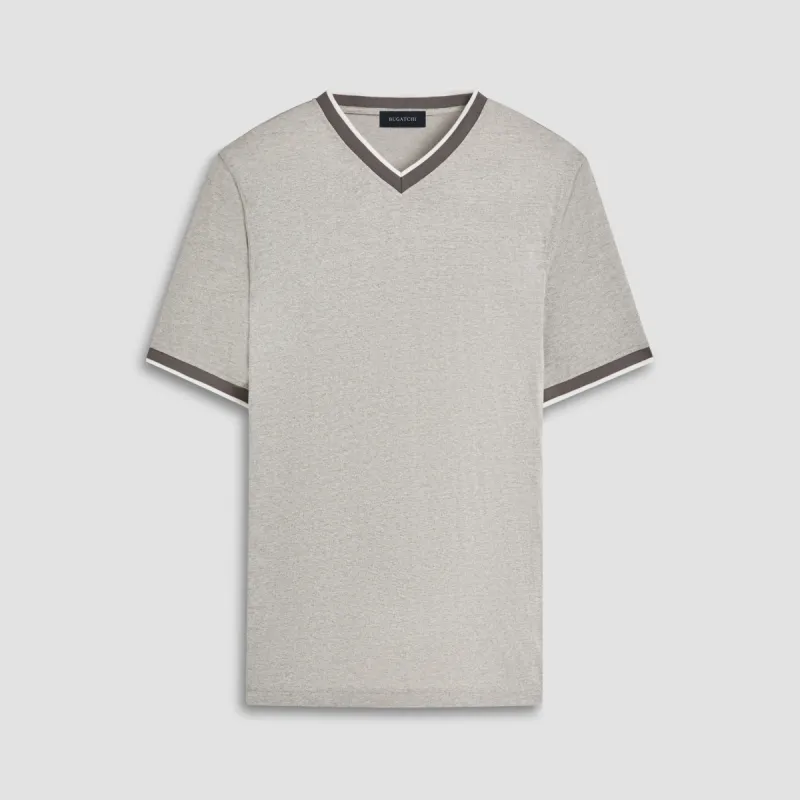 Performance High V-Neck T-Shirt sold by Bugatchi