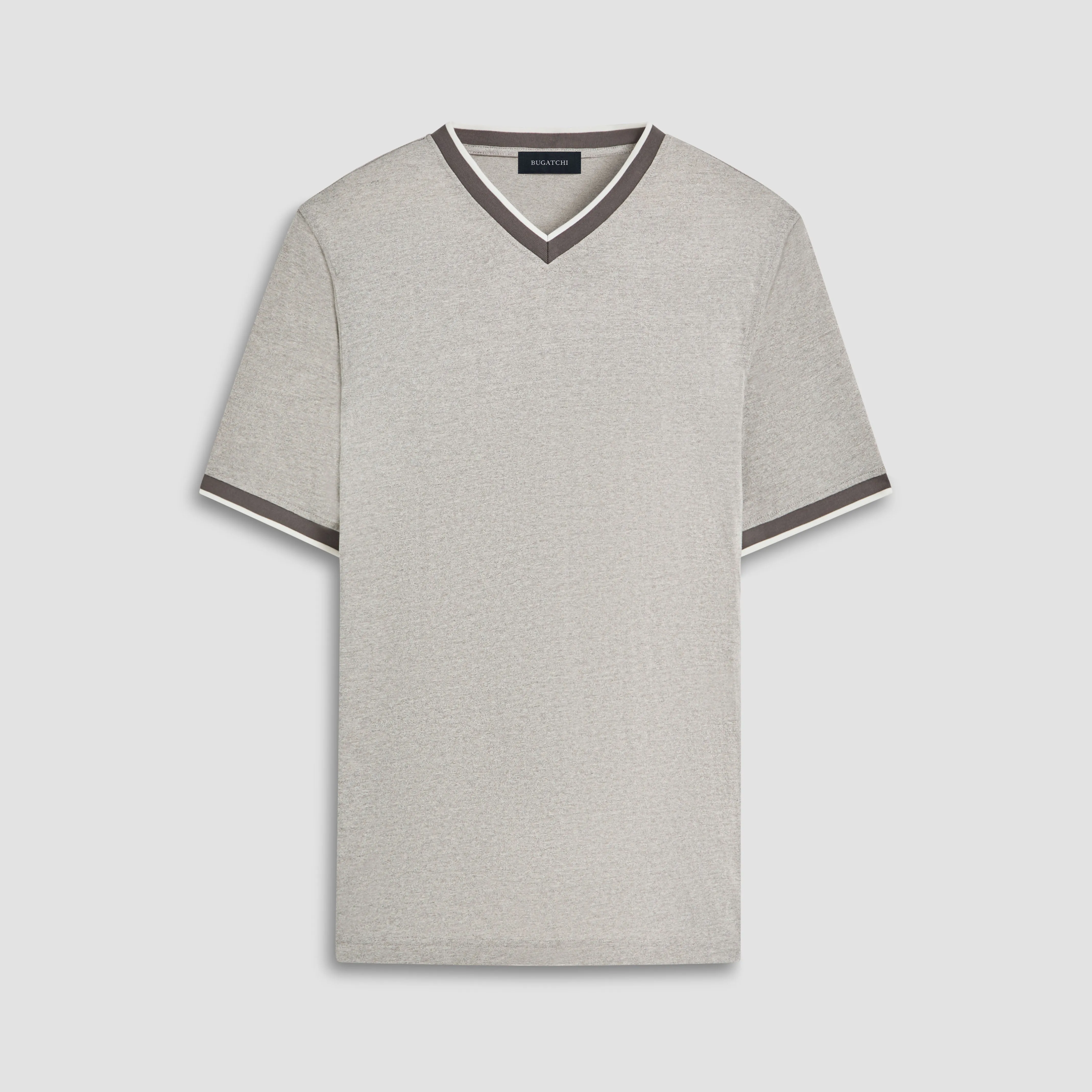 Performance High V-Neck T-Shirt sold by Bugatchi