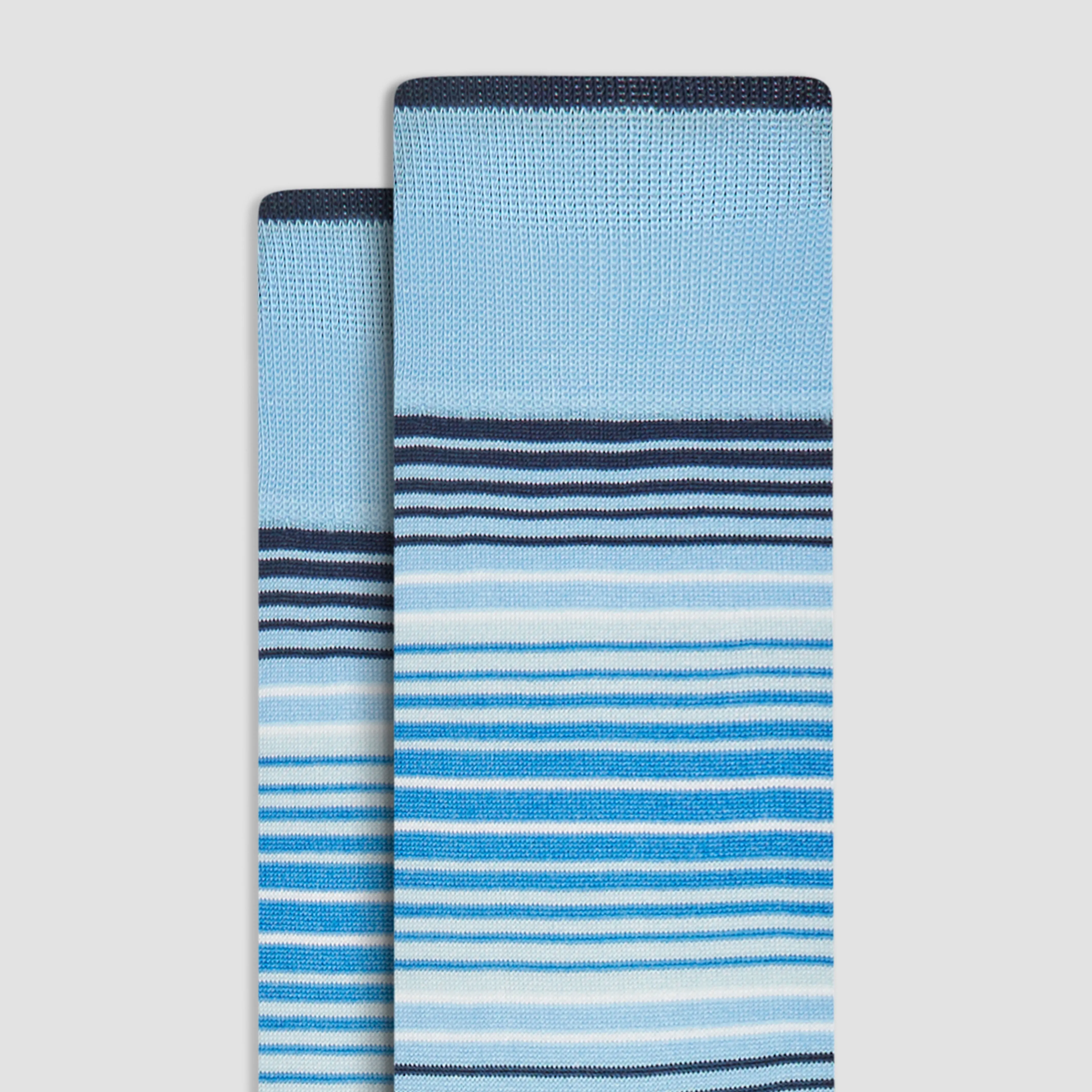 Striped Mid-Calf Socks sold by Bugatchi product image thumbnail 2