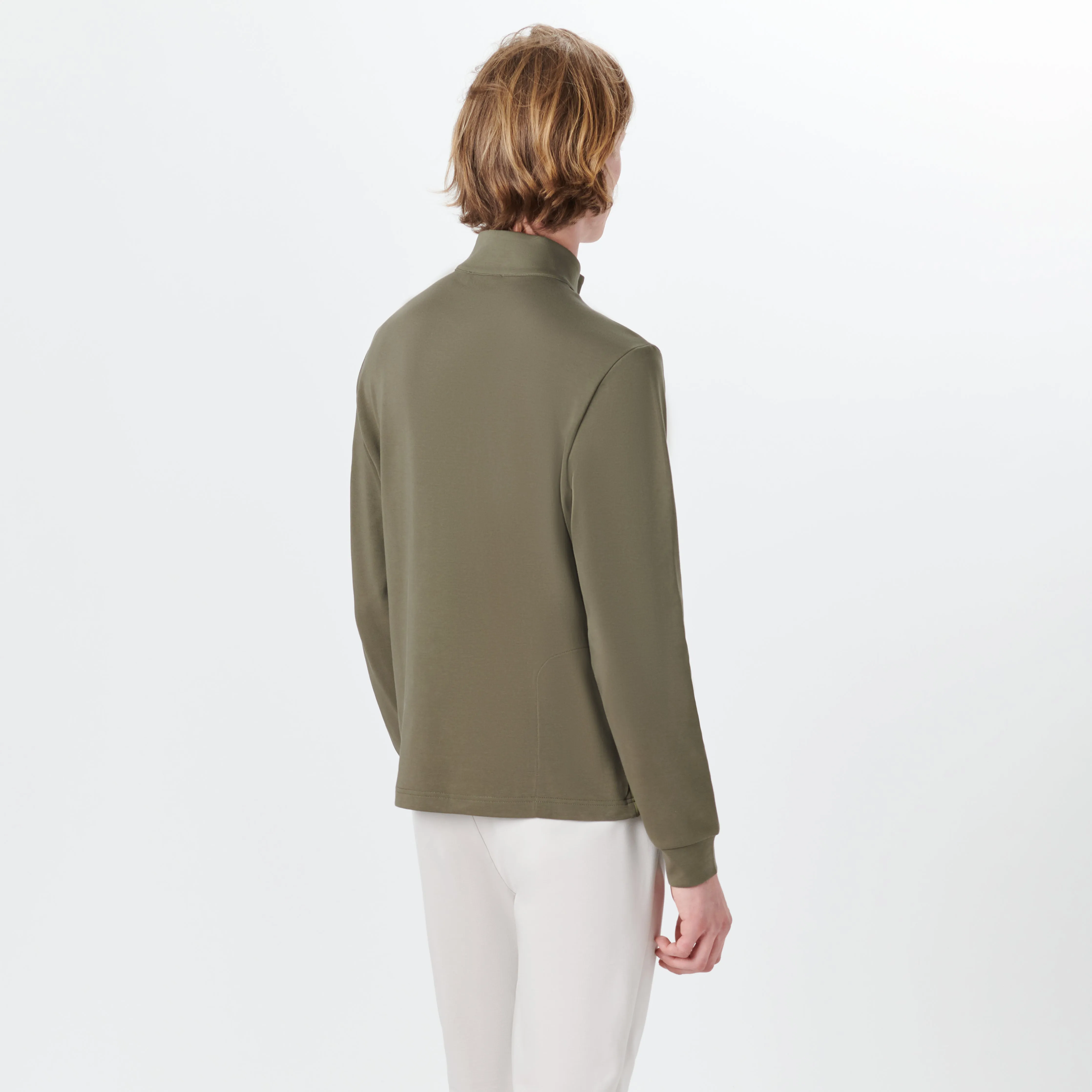 Long Sleeve Quarter Zip Pullover sold by Bugatchi product image thumbnail 4