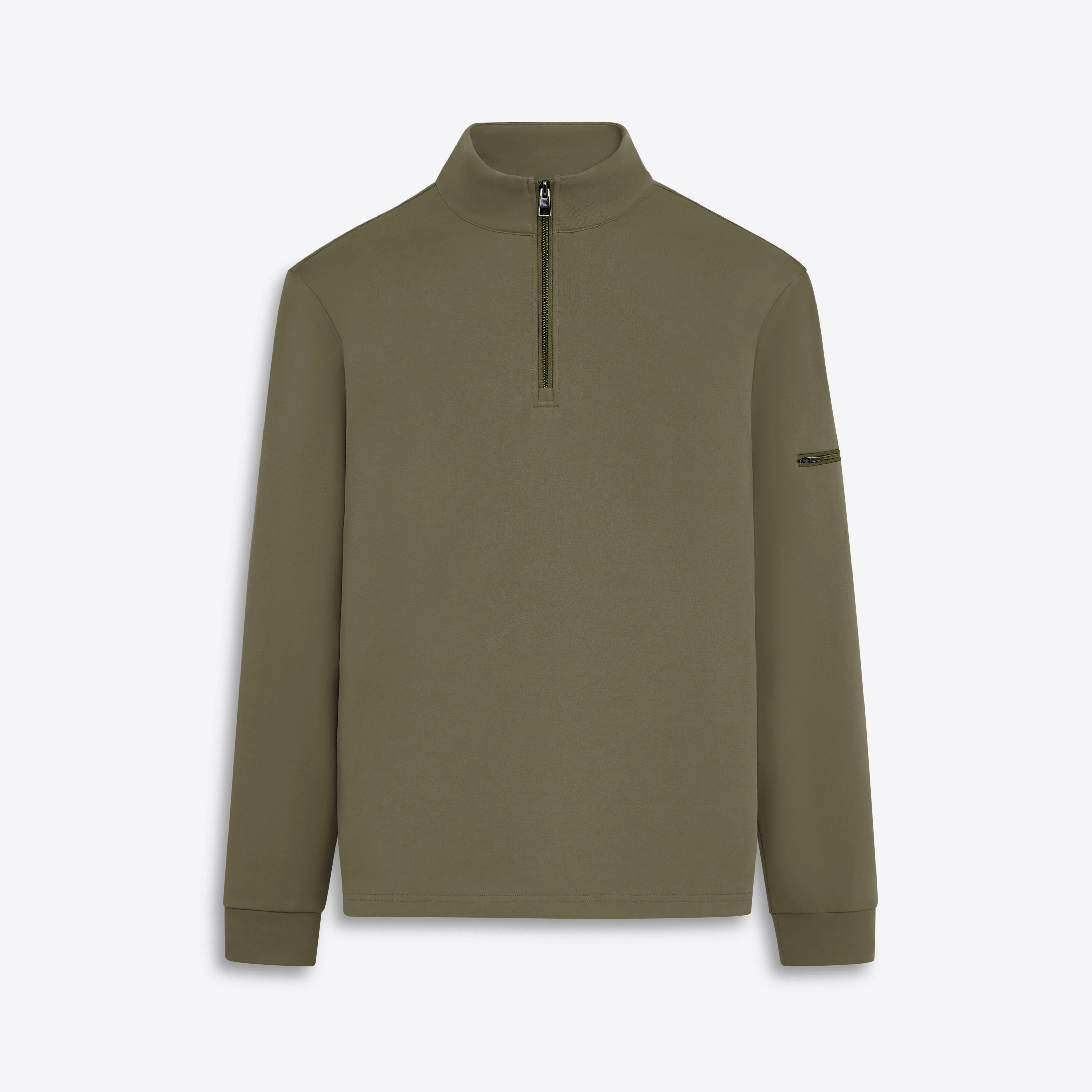 Long Sleeve Quarter Zip Pullover sold by Bugatchi