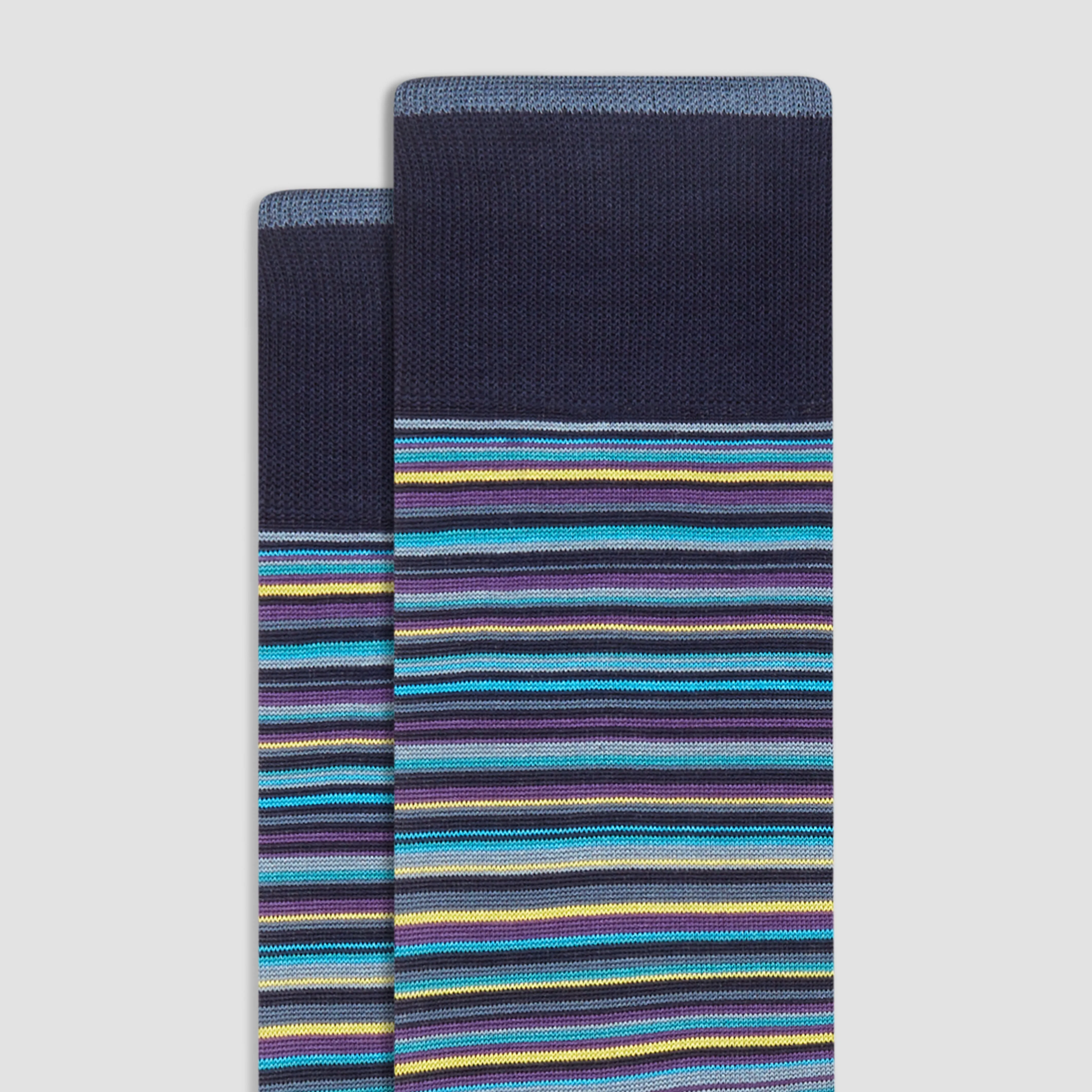 Striped Mid-Calf Socks sold by Bugatchi product image thumbnail 2