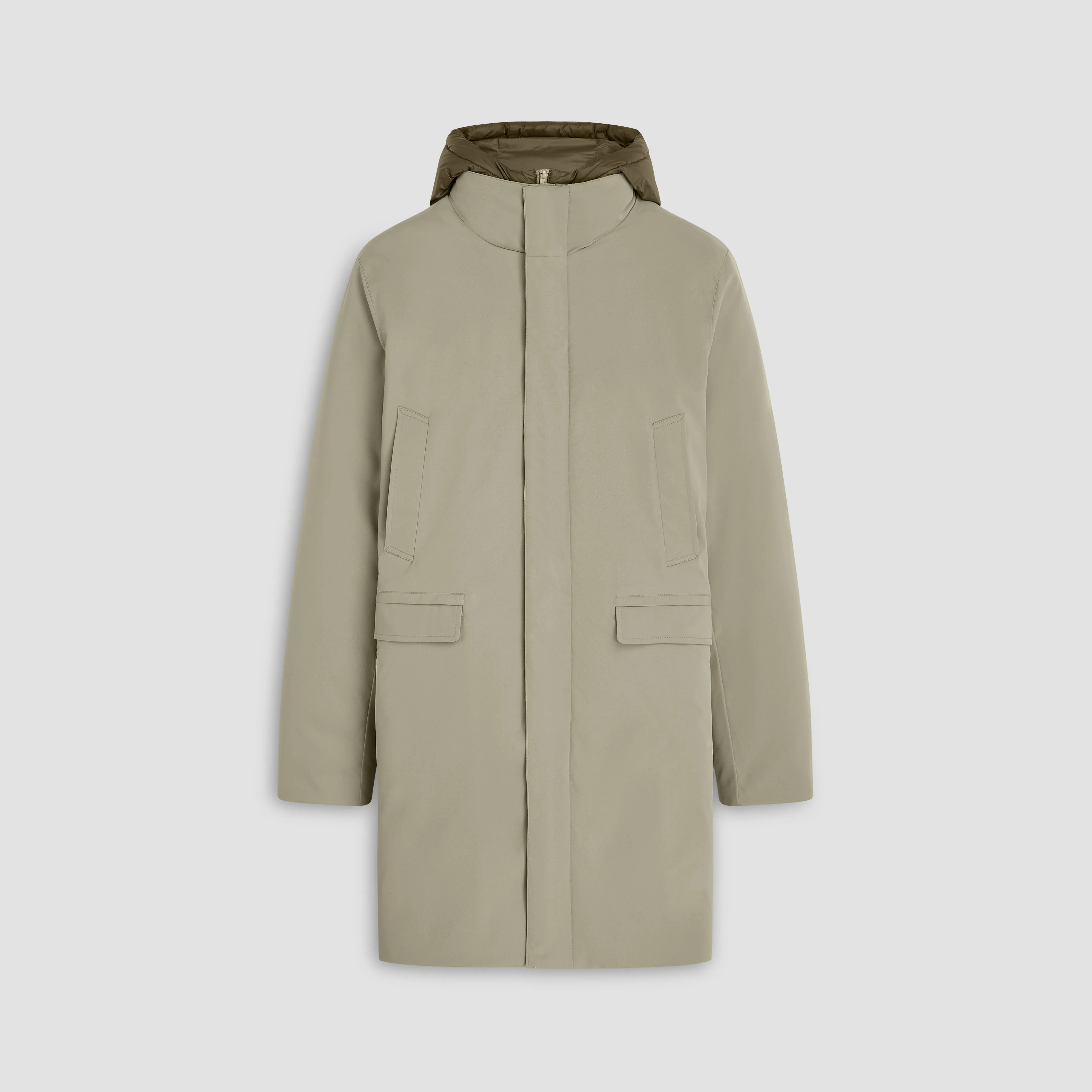 Three Quarter Jacket With Hood sold by Bugatchi