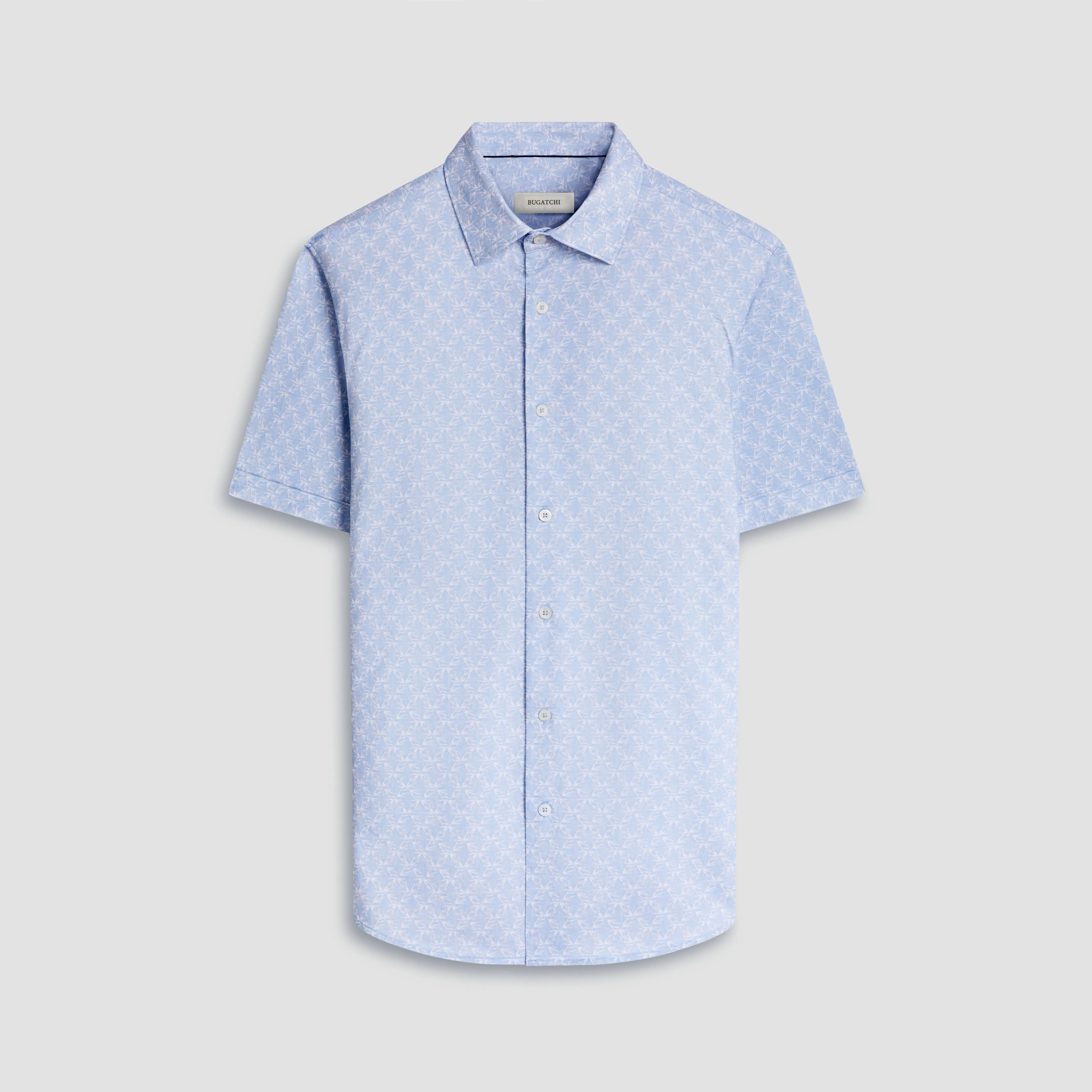 Miles Abstract OoohCotton Short Sleeve Shirt sold by Bugatchi