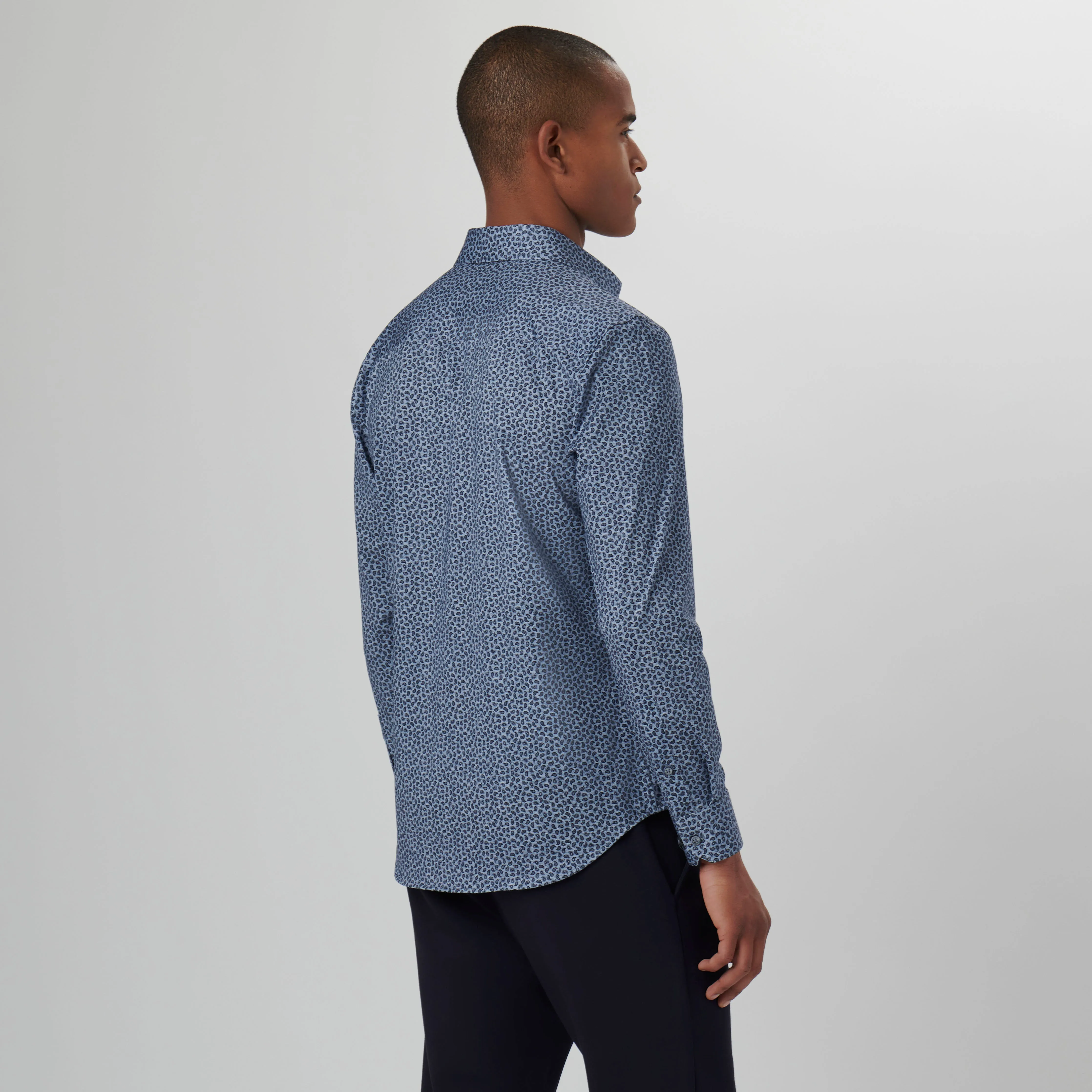 James Paisley OoohCotton Shirt sold by Bugatchi product image thumbnail 4