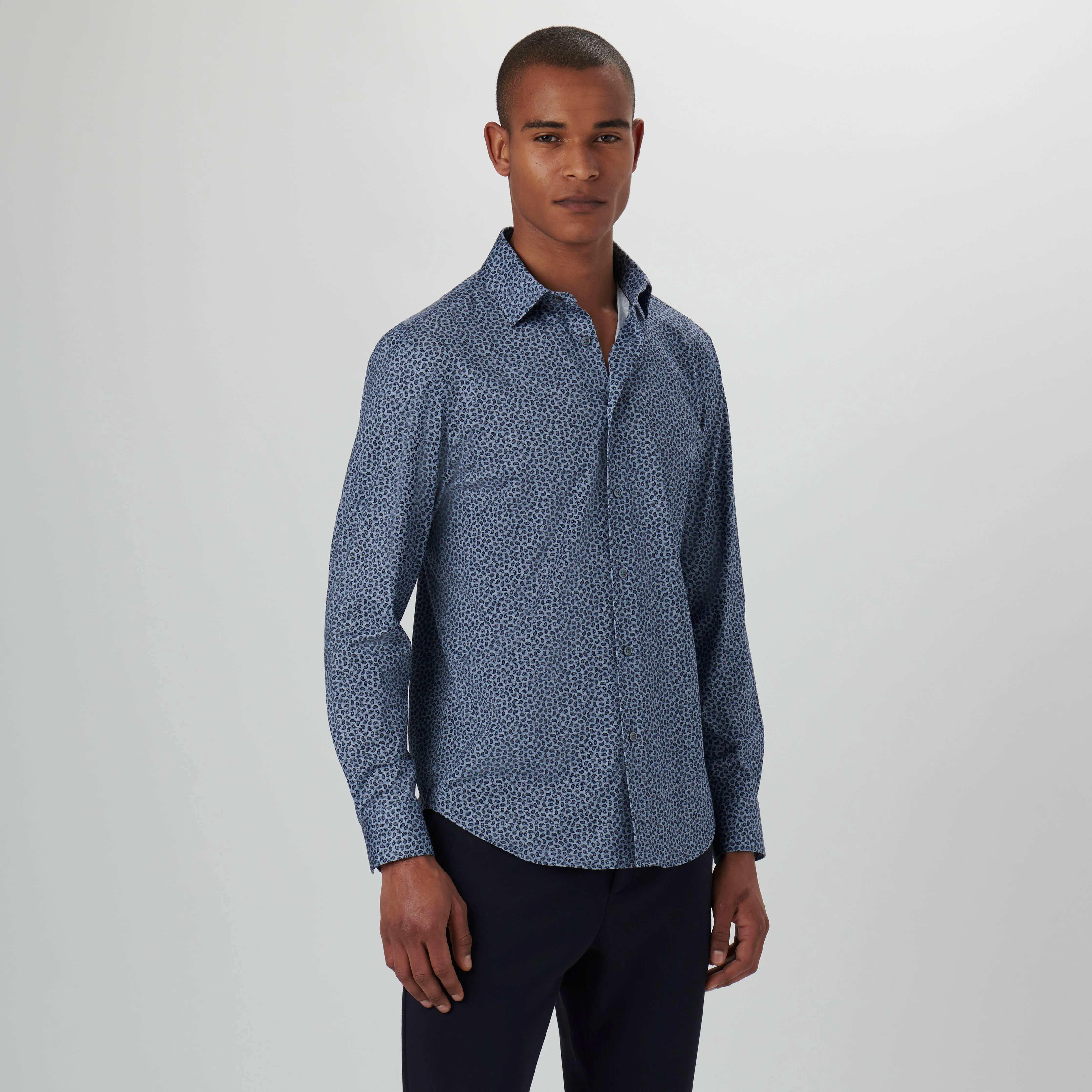 James Paisley OoohCotton Shirt sold by Bugatchi product image thumbnail 2