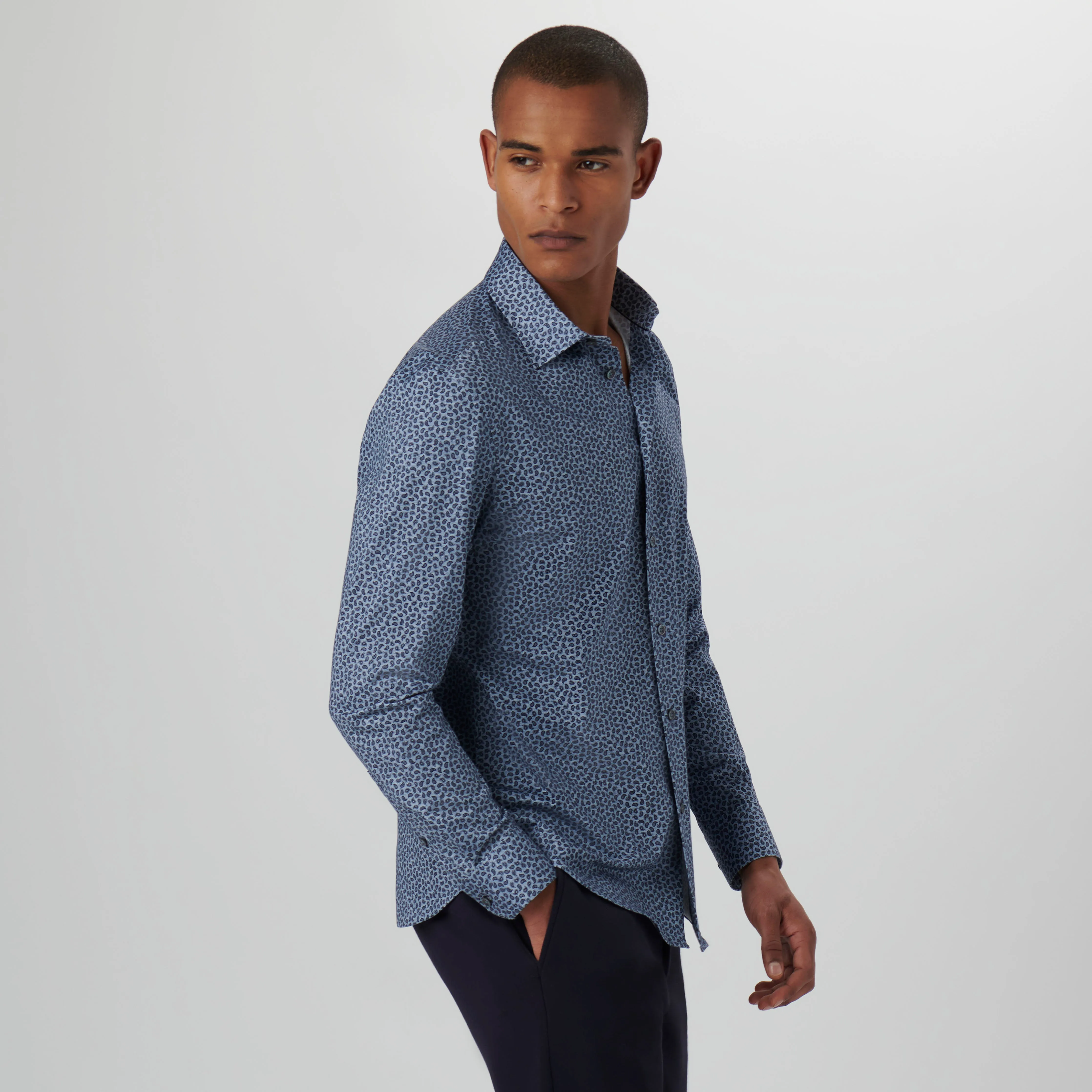 James Paisley OoohCotton Shirt sold by Bugatchi product image thumbnail 3