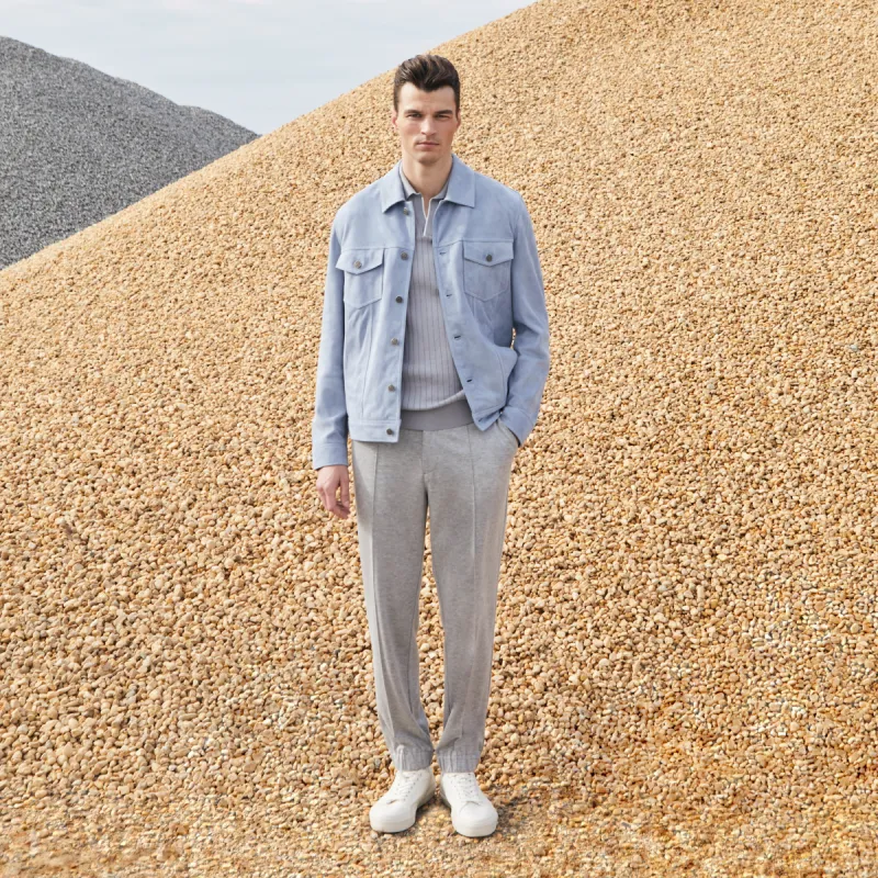 Suede Western Jacket sold by Bugatchi