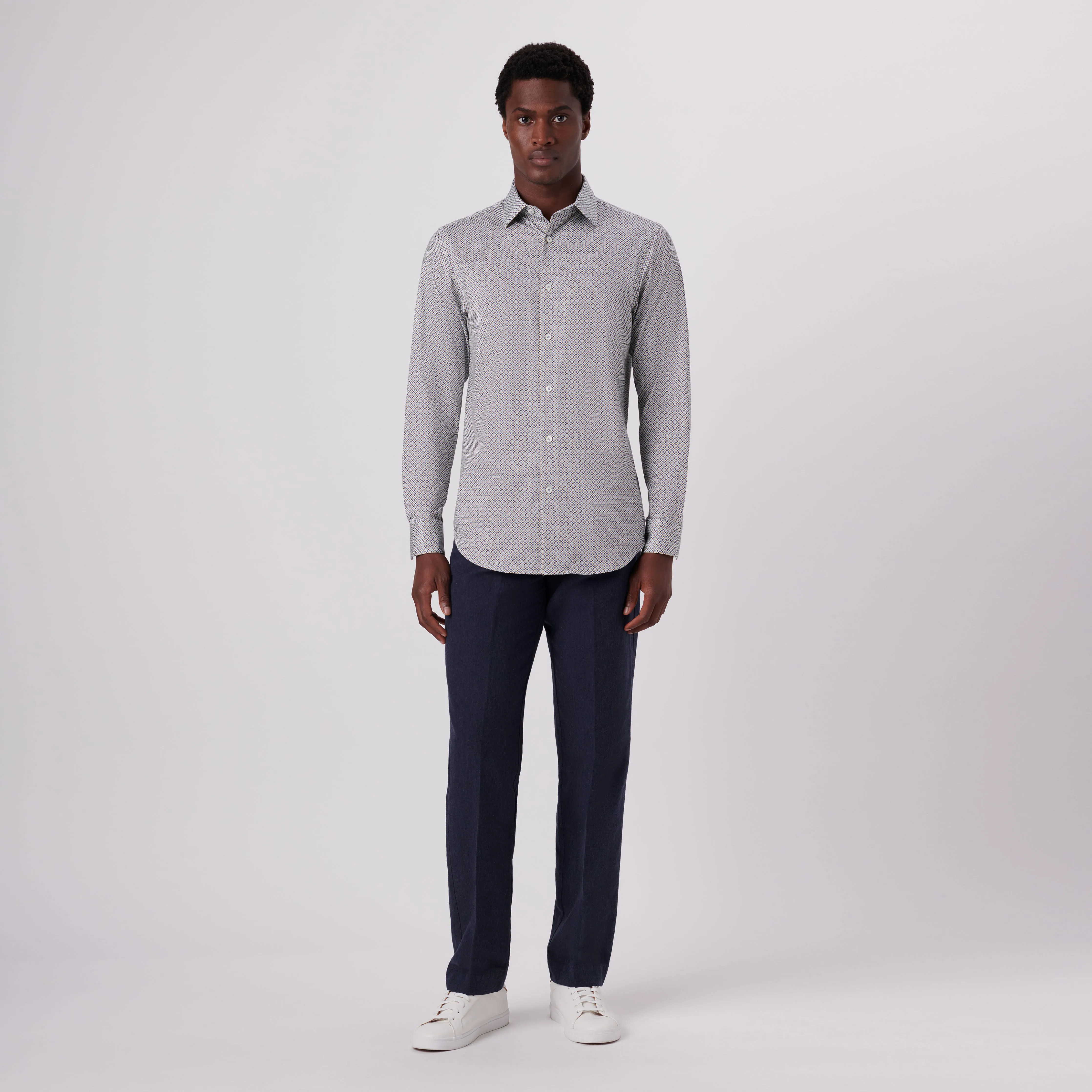 James Polka Dot Print OoohCotton Shirt sold by Bugatchi product image thumbnail 5