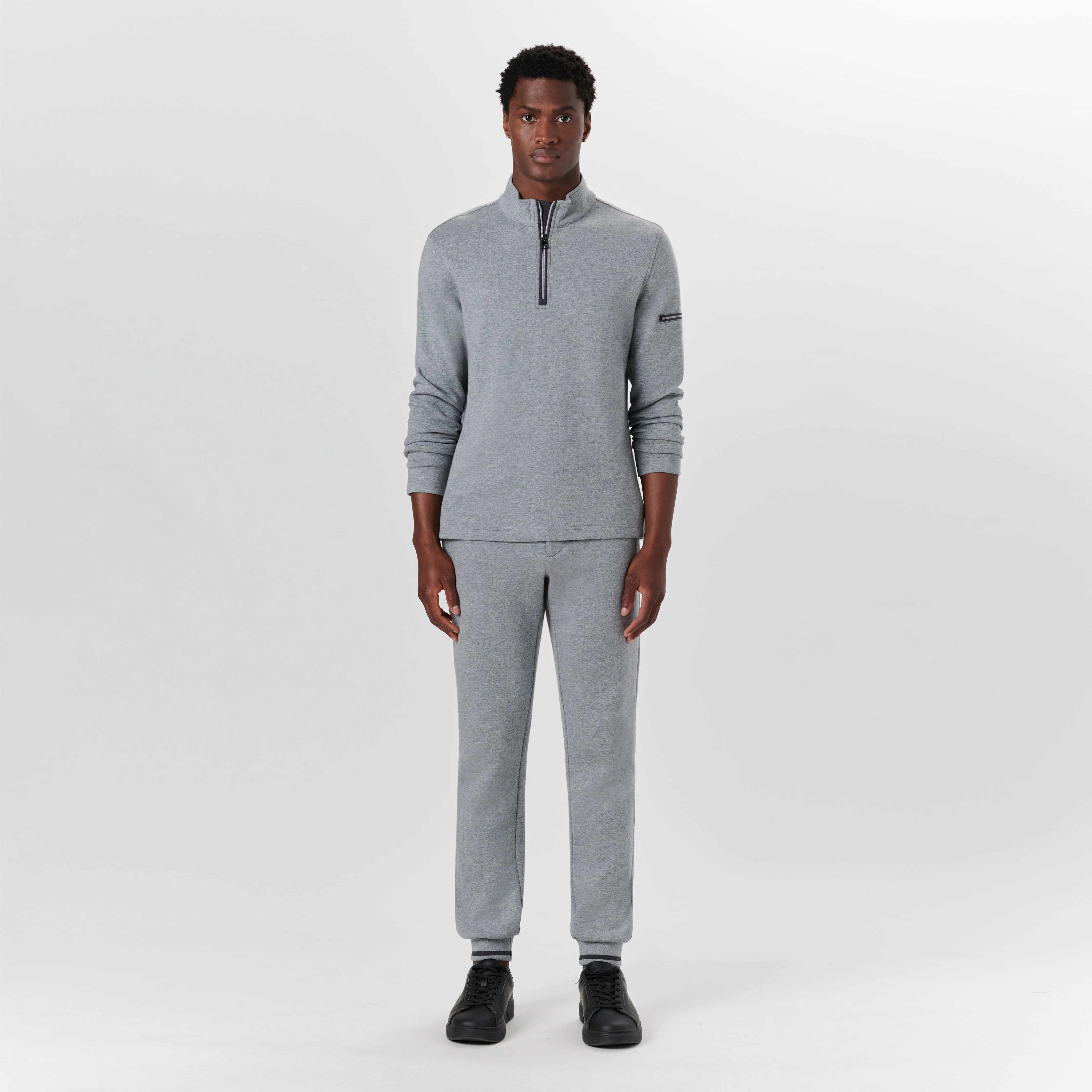 Quarter Zip Pullover Sweatshirt sold by Bugatchi product image thumbnail 5