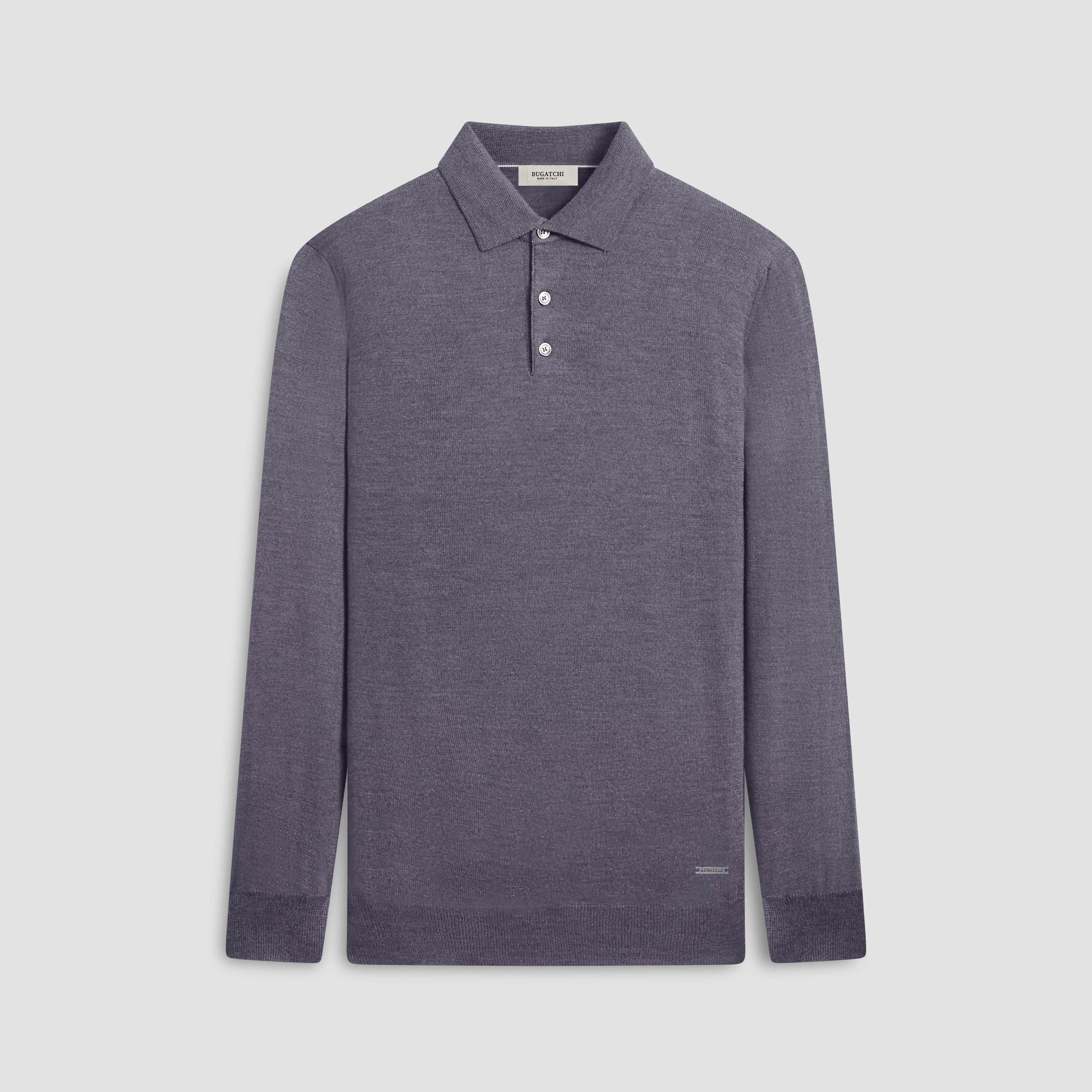Super Merino Solid Polo Sweater sold by Bugatchi