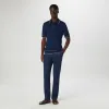 Cable Stitch Short Sleeve Polo Sweater sold by Bugatchi