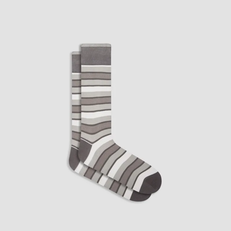 Striped Mid-Calf Socks sold by Bugatchi