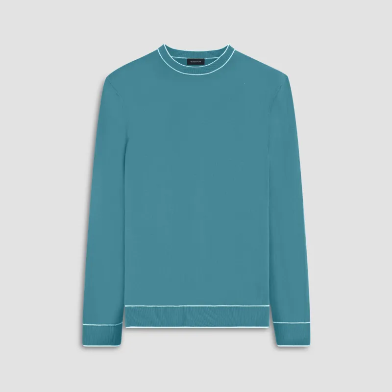 Solid Crew Neck Sweater sold by Bugatchi