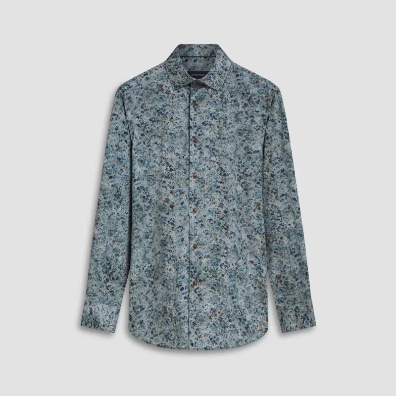 James Marbled OoohCotton Shirt sold by Bugatchi