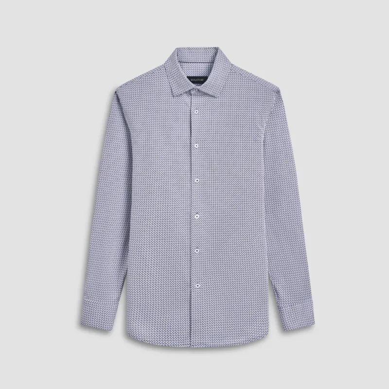 James Geometric OoohCotton Shirt sold by Bugatchi