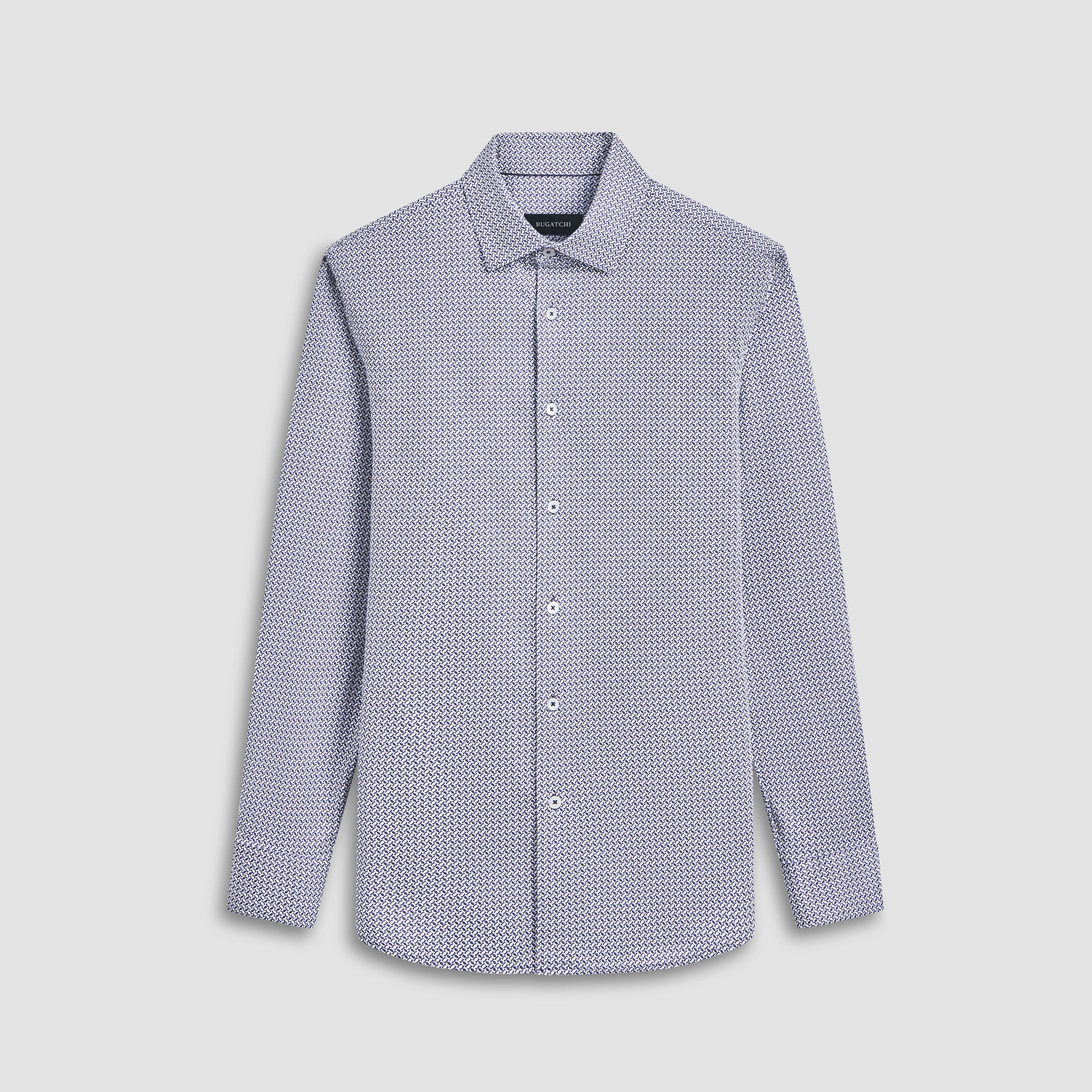 James Geometric OoohCotton Shirt sold by Bugatchi