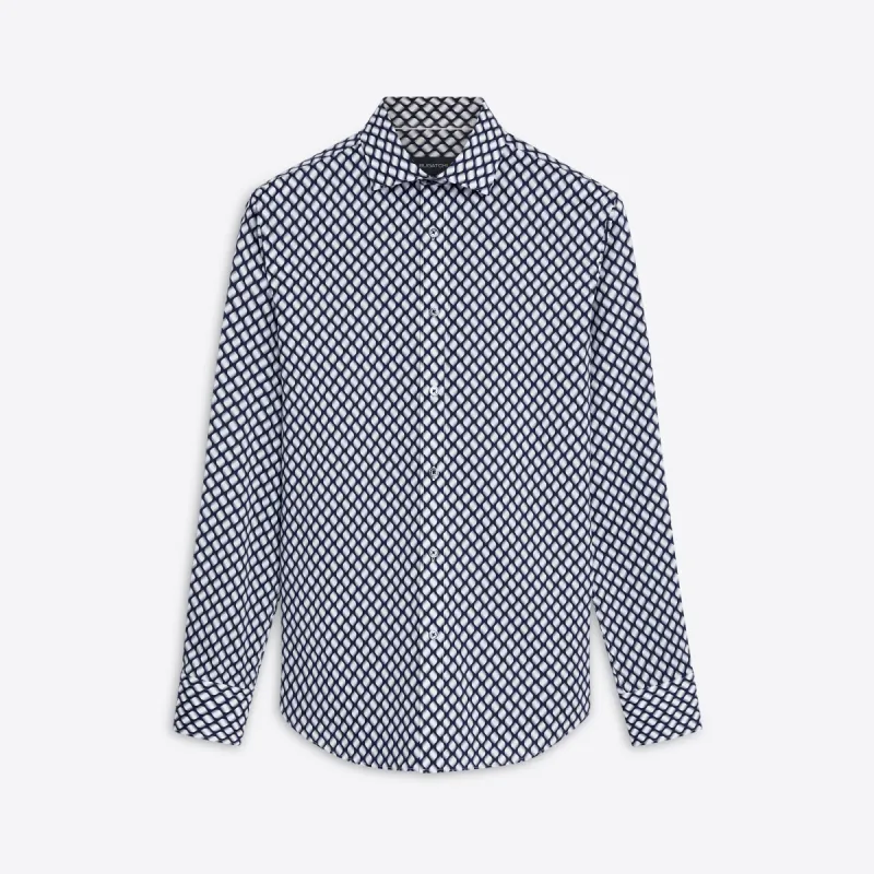 AXEL Ogee Print Shirt sold by Bugatchi