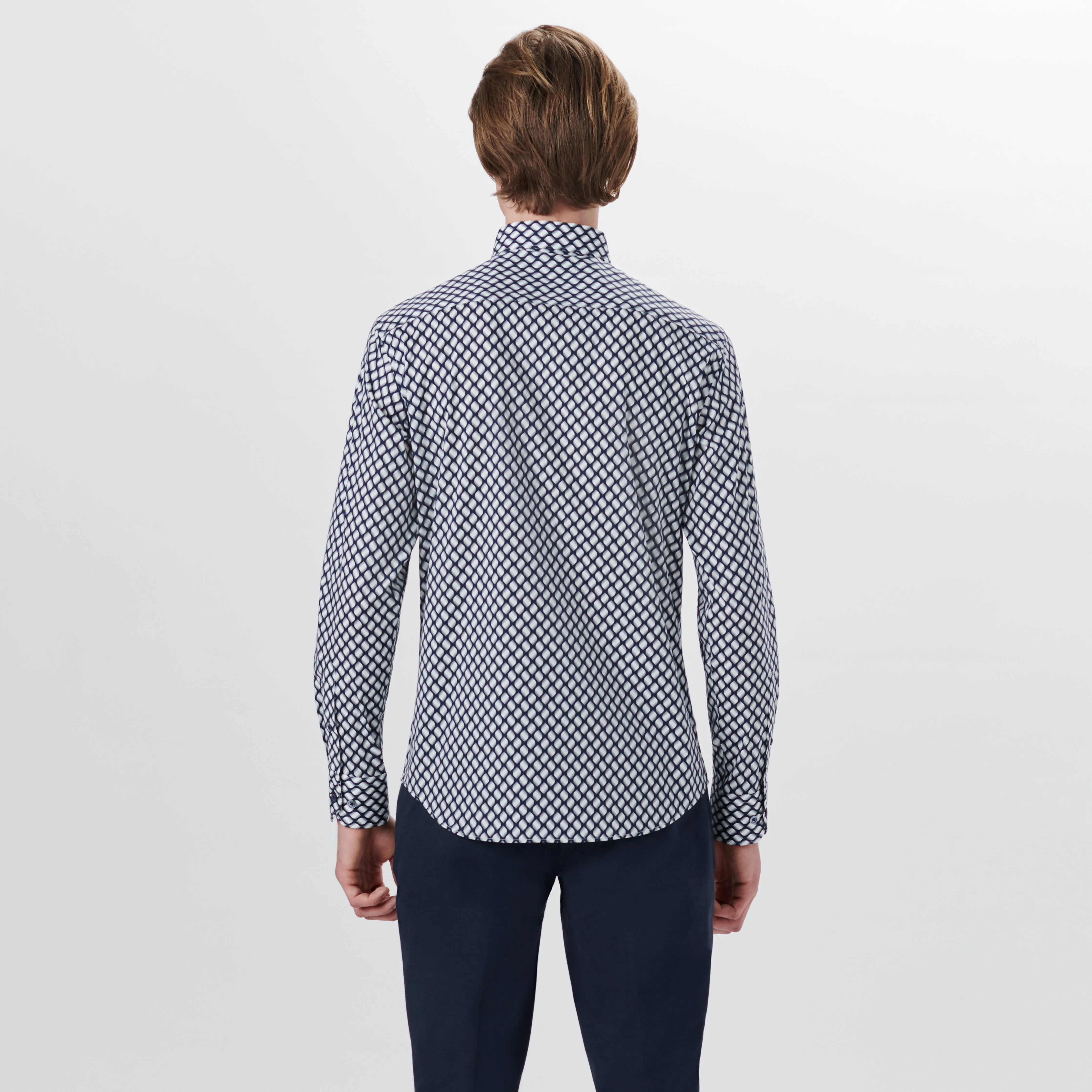 AXEL Ogee Print Shirt sold by Bugatchi product image thumbnail 4