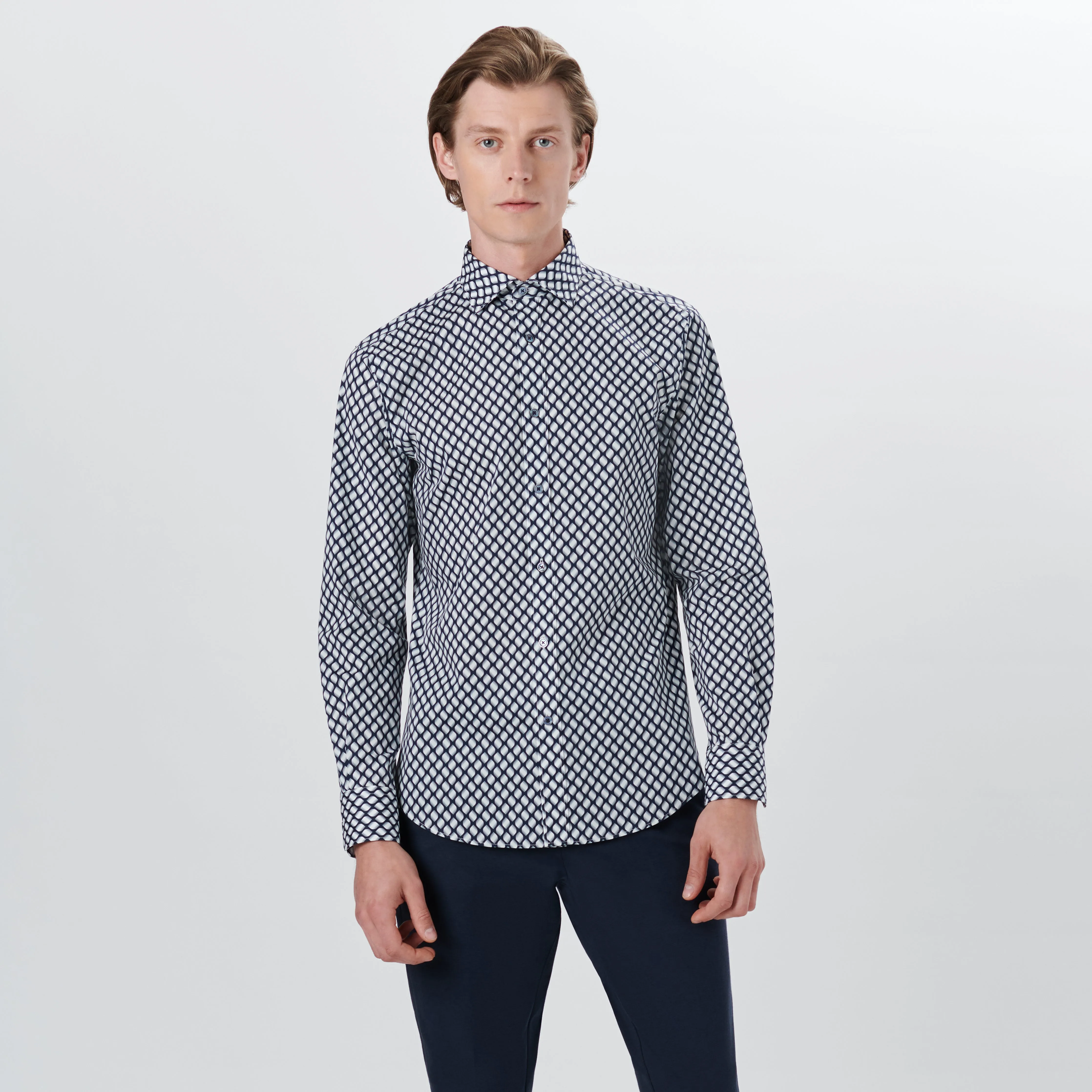 AXEL Ogee Print Shirt sold by Bugatchi product image thumbnail 2