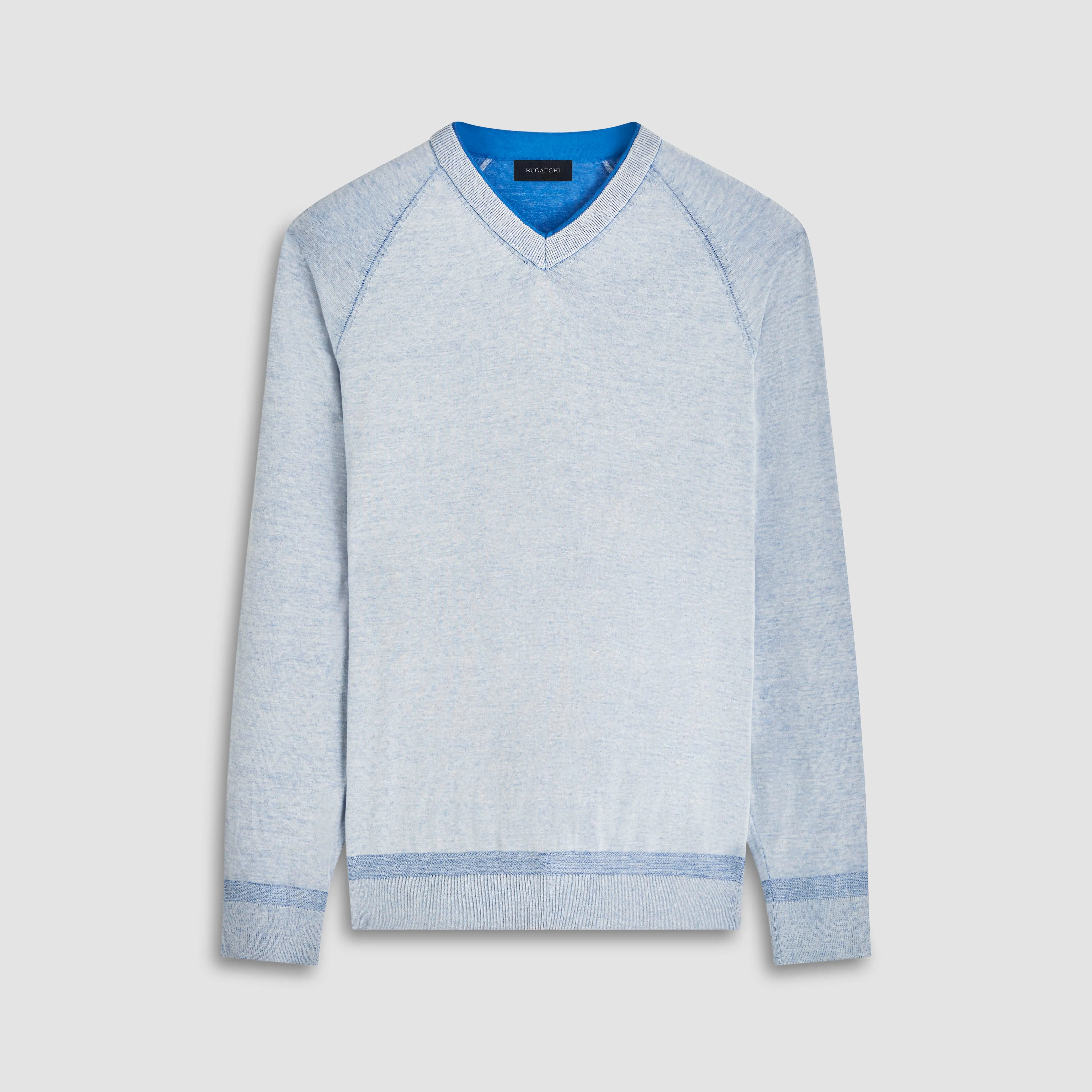 Solid V-Neck Sweater sold by Bugatchi