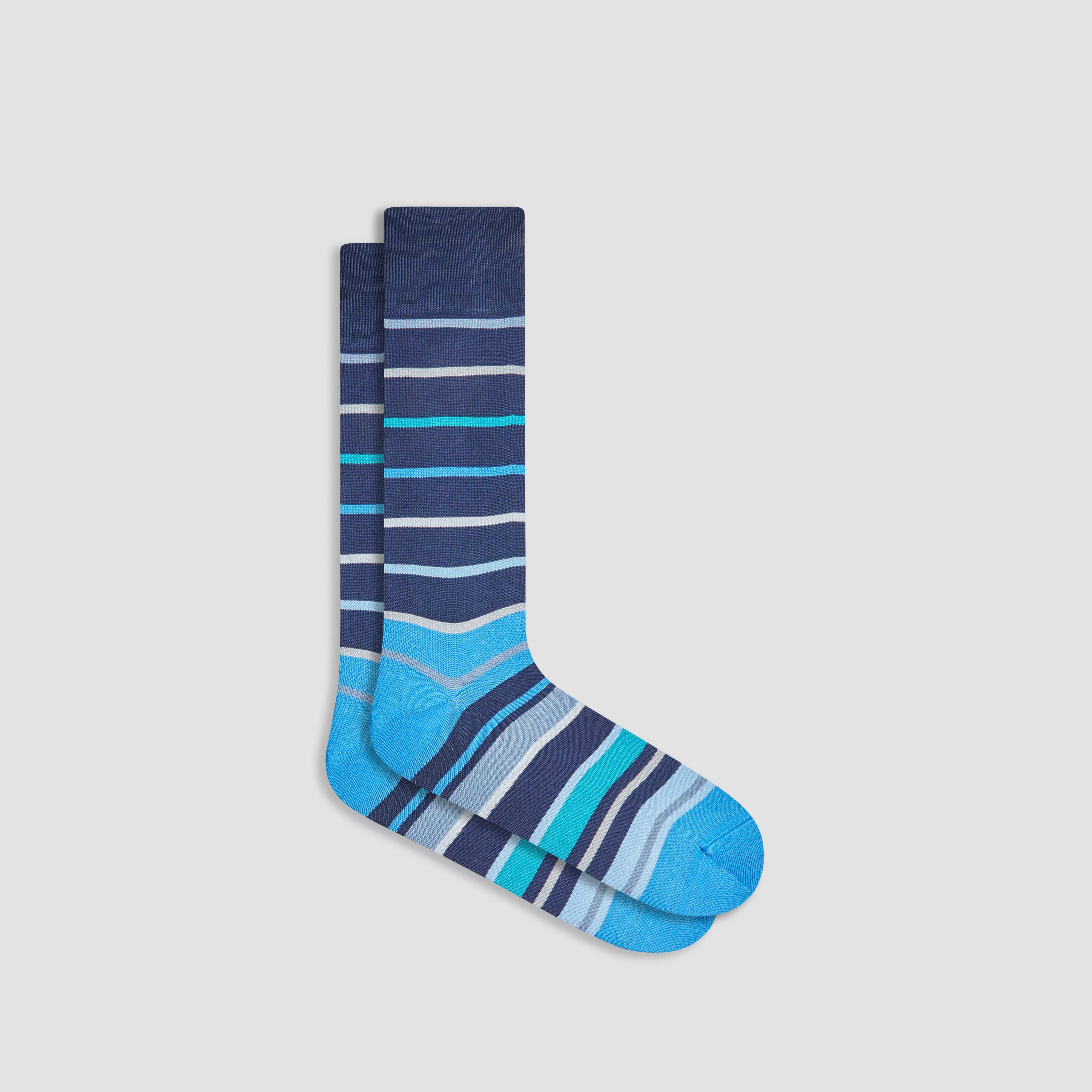 Striped Mid-Calf Socks sold by Bugatchi