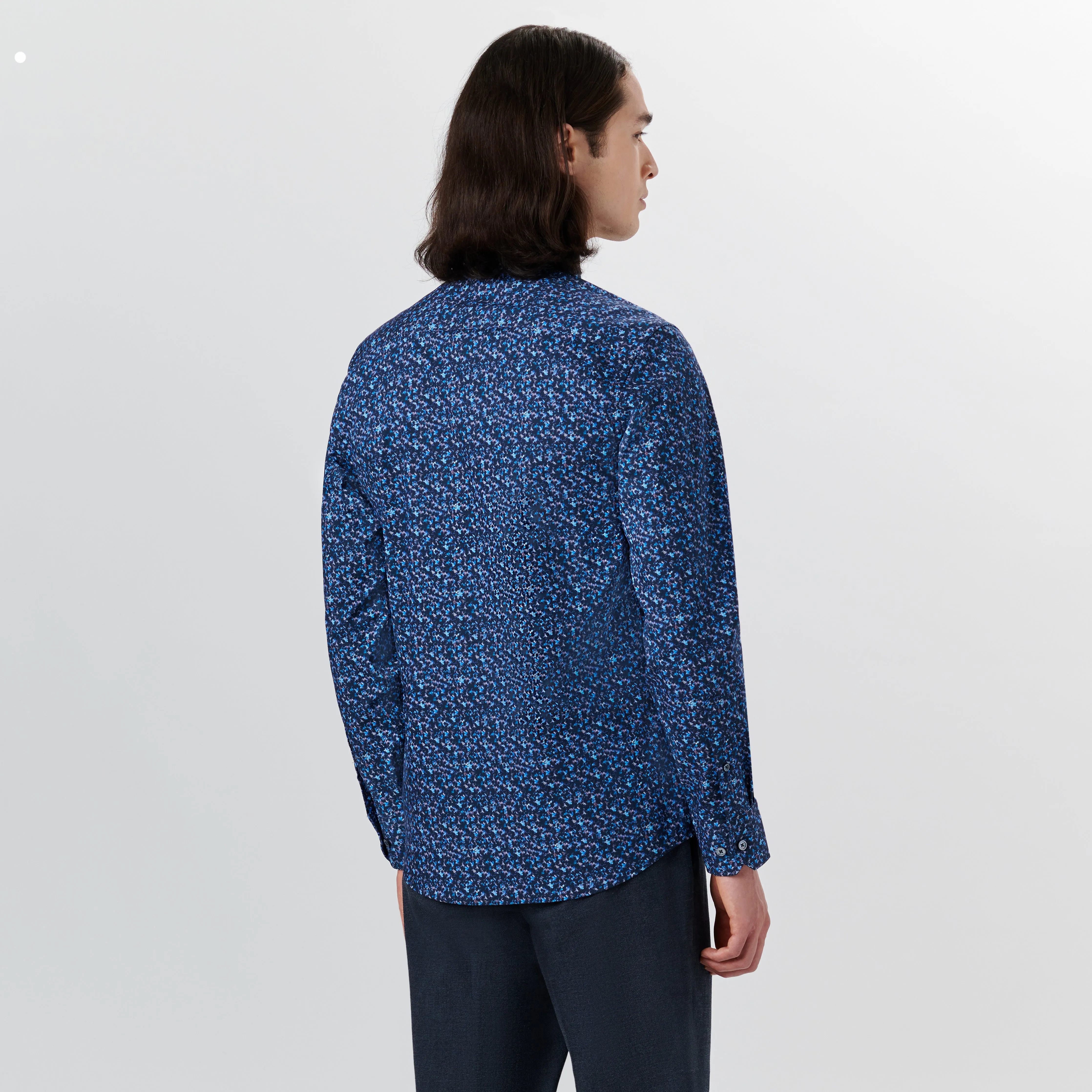 JULIAN Floral Print Shirt sold by Bugatchi product image thumbnail 4