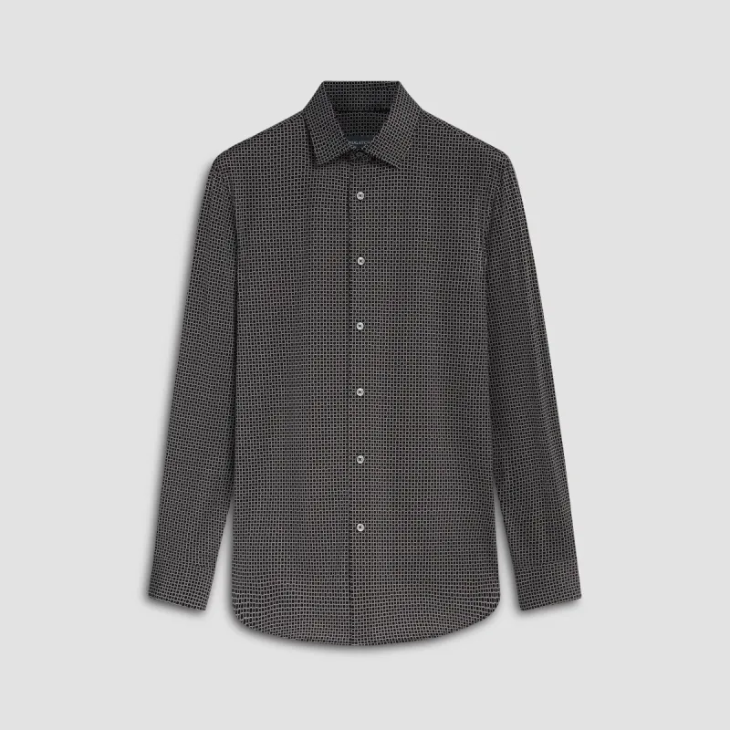 James Geometric OoohCotton Shirt sold by Bugatchi