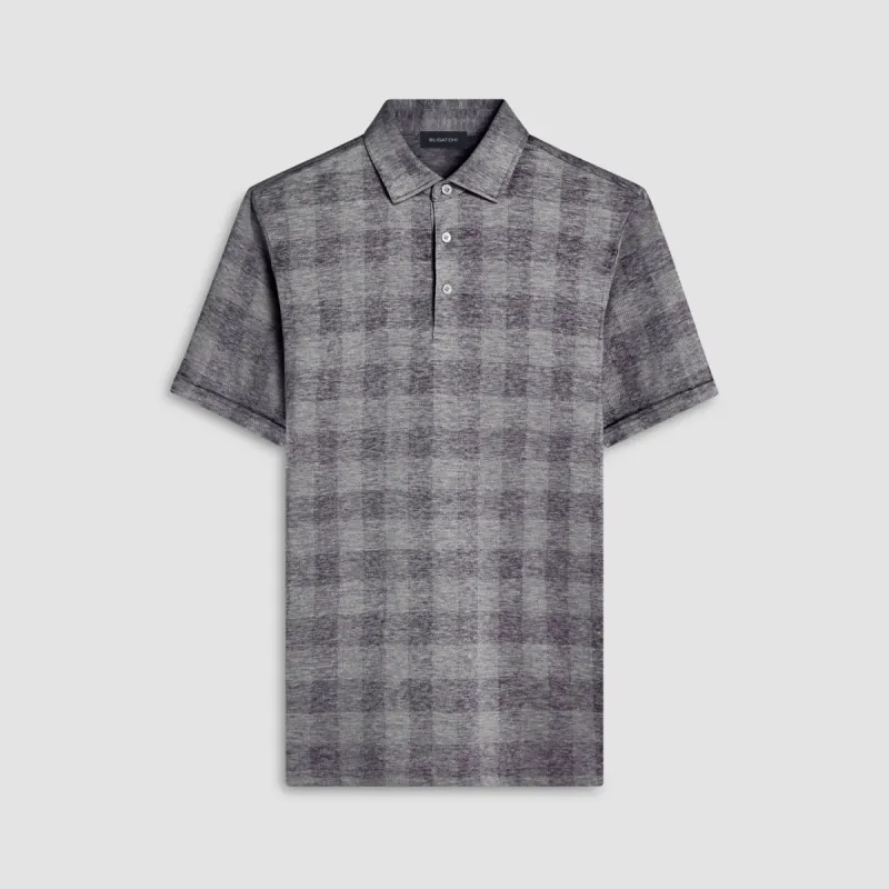 Buffalo Check Polo Shirt sold by Bugatchi