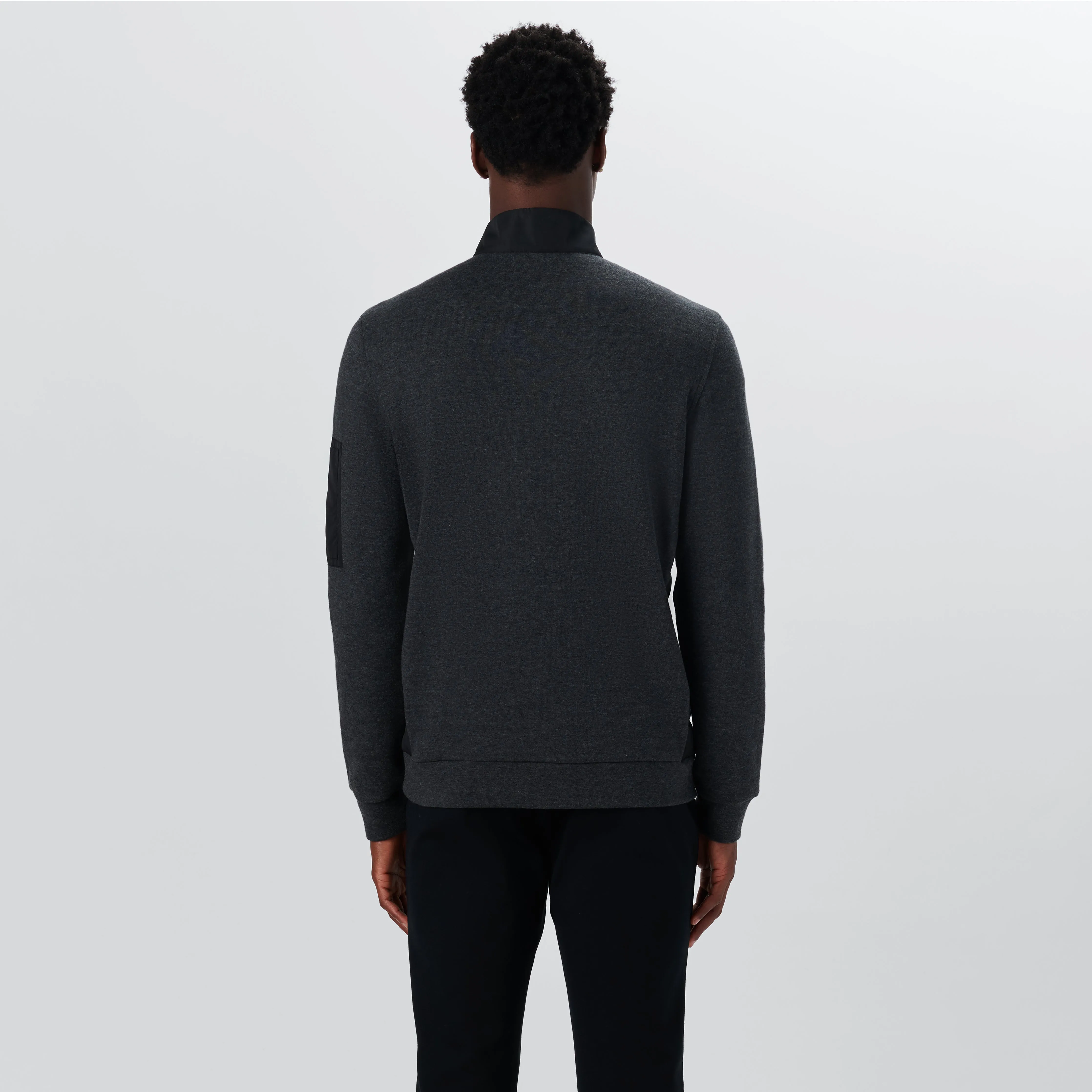Long Sleeve Quarter Zip Pullover sold by Bugatchi product image thumbnail 4