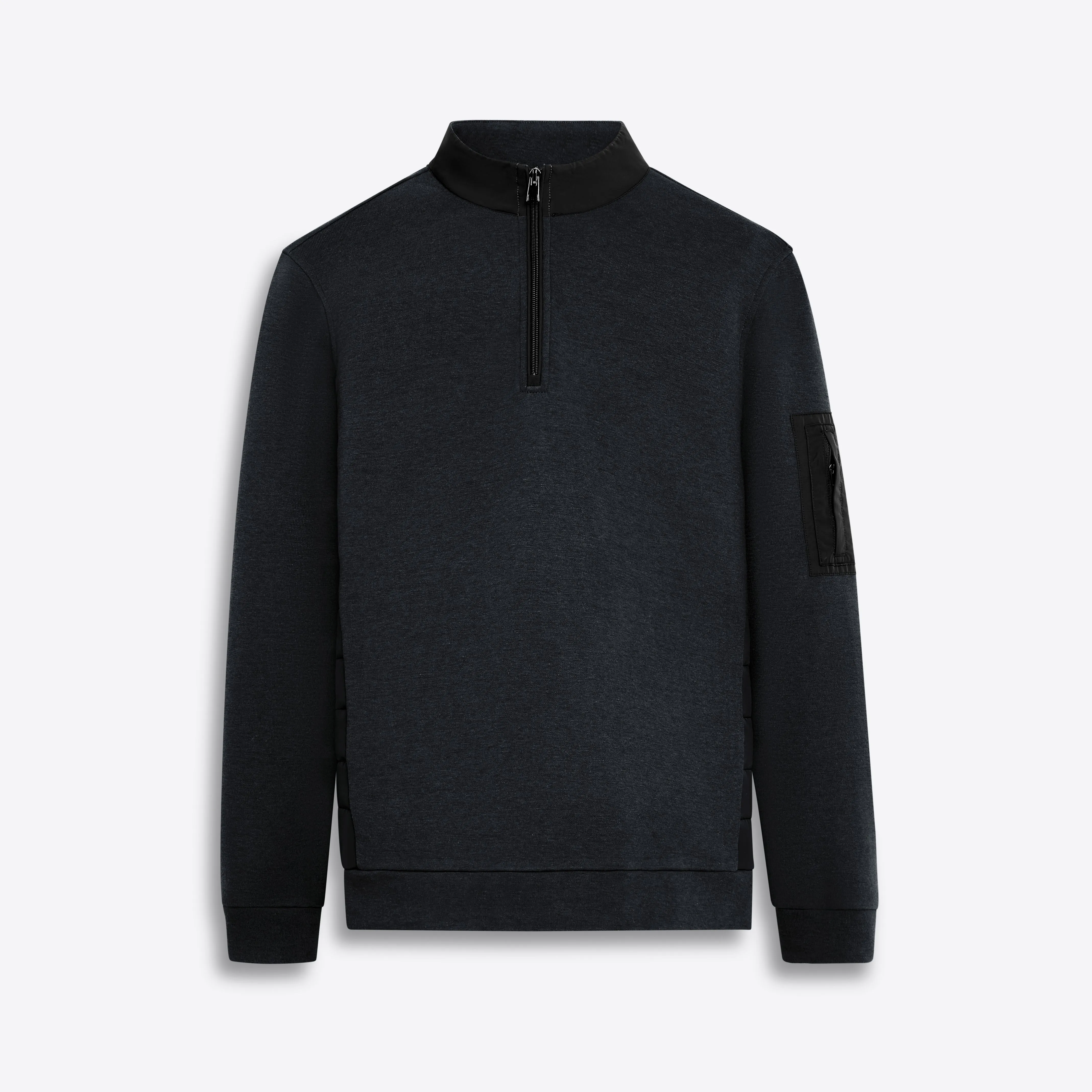 Long Sleeve Quarter Zip Pullover sold by Bugatchi