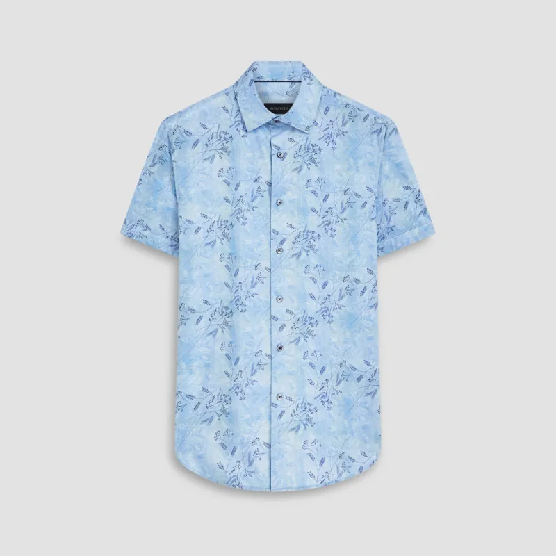 Miles Floral OoohCotton Short Sleeve Shirt sold by Bugatchi