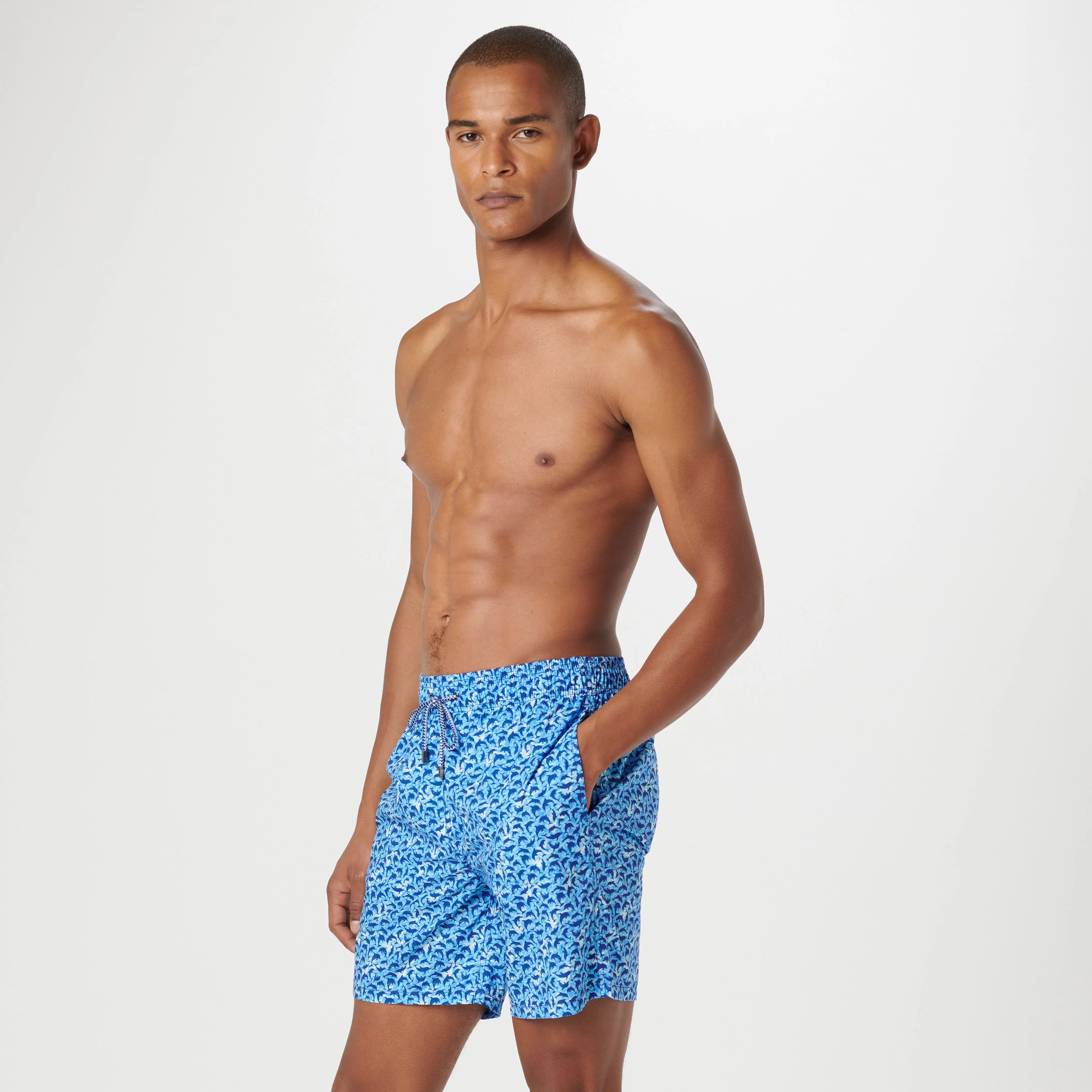 Cosmo Dolphin Swim Trunks sold by Bugatchi product image thumbnail 3