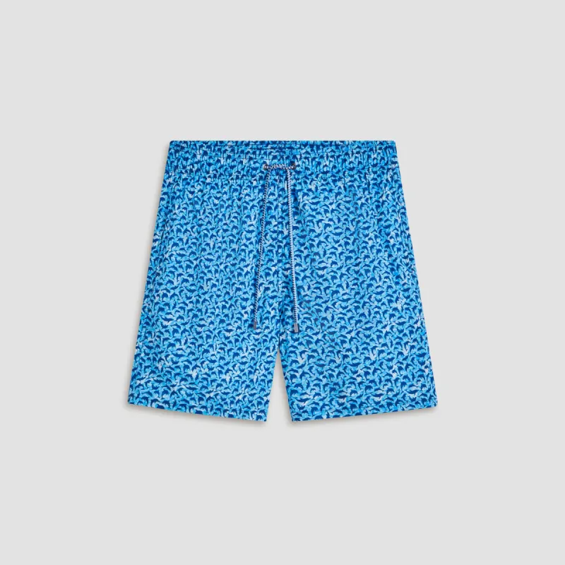 Cosmo Dolphin Swim Trunks made by Bugatchi