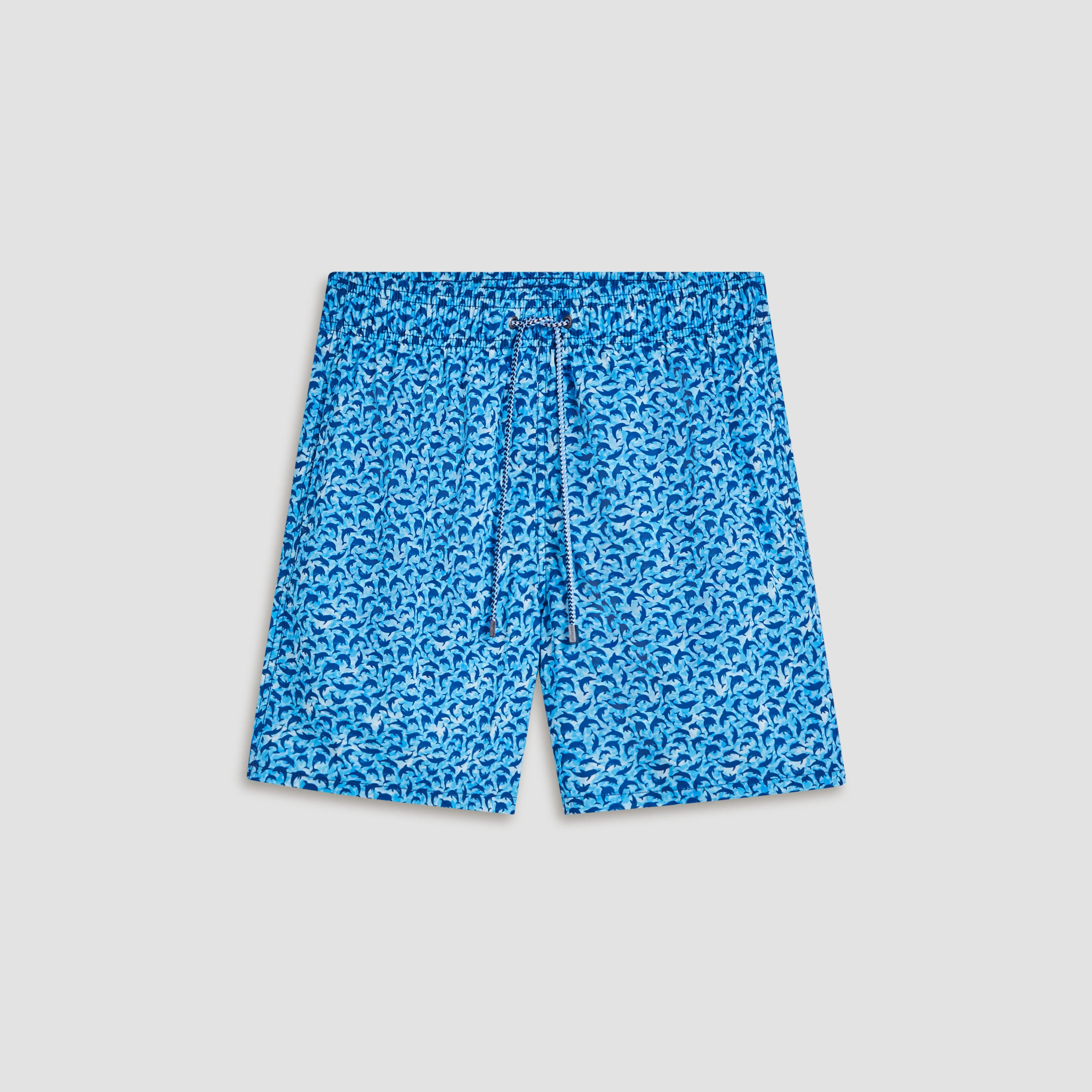 Cosmo Dolphin Swim Trunks sold by Bugatchi