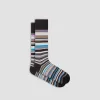 Striped Mid-Calf Socks sold by Bugatchi