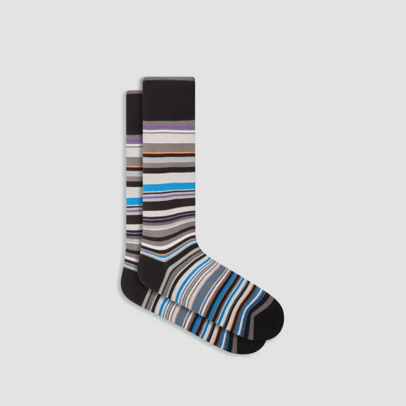 Striped Mid-Calf Socks sold by Bugatchi