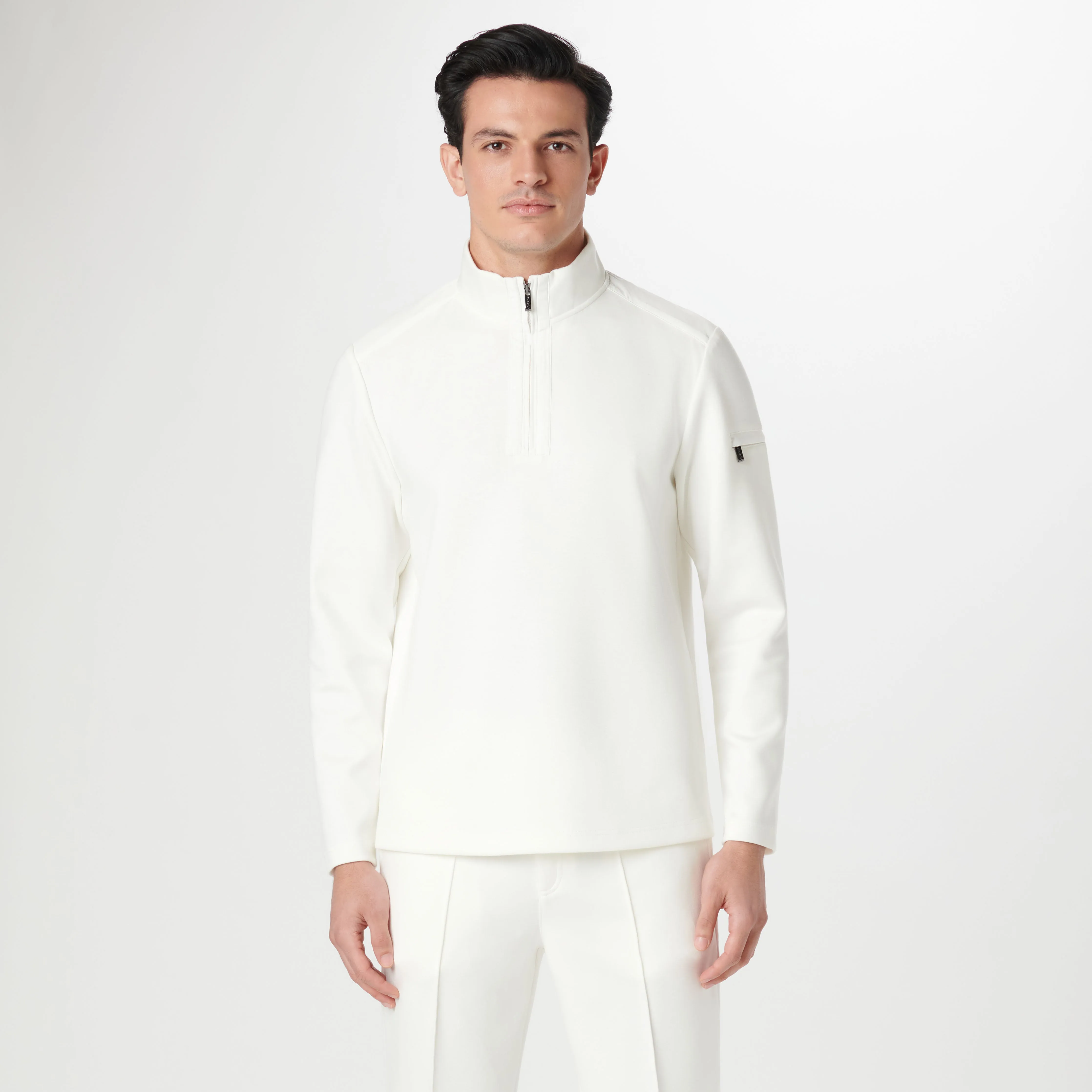 Soft Touch Performance Quarter Zip Pullover sold by Bugatchi product image thumbnail 2