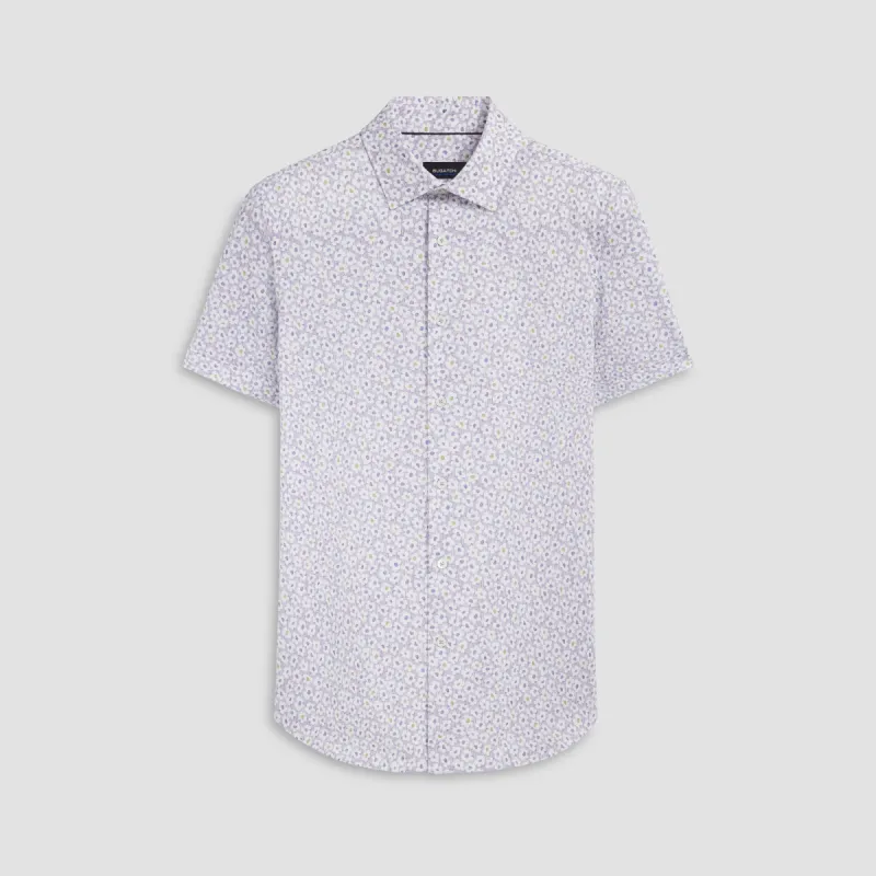 Miles Floral Print OoohCotton Short Sleeve Shirt sold by Bugatchi