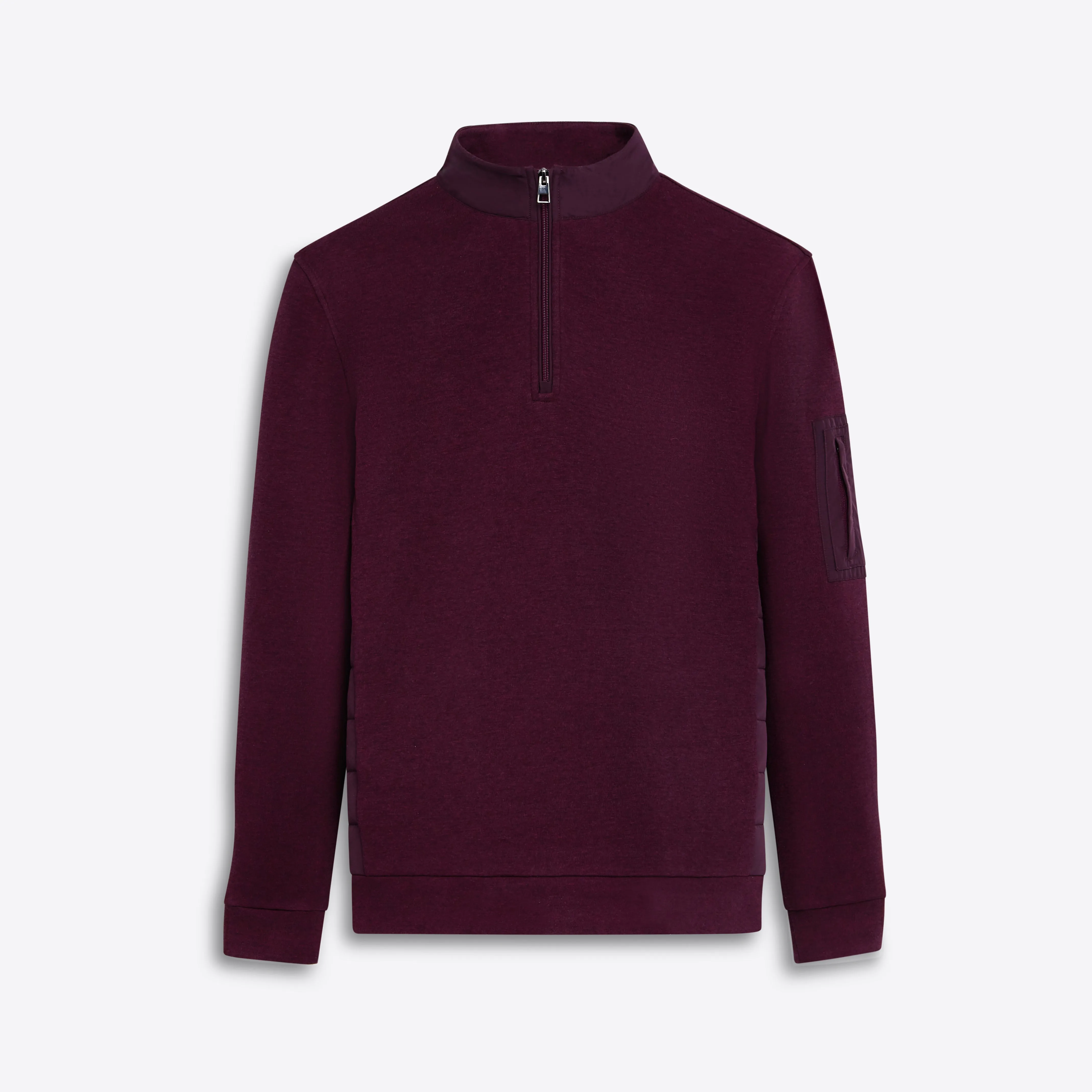 Long Sleeve Quarter Zip Pullover sold by Bugatchi