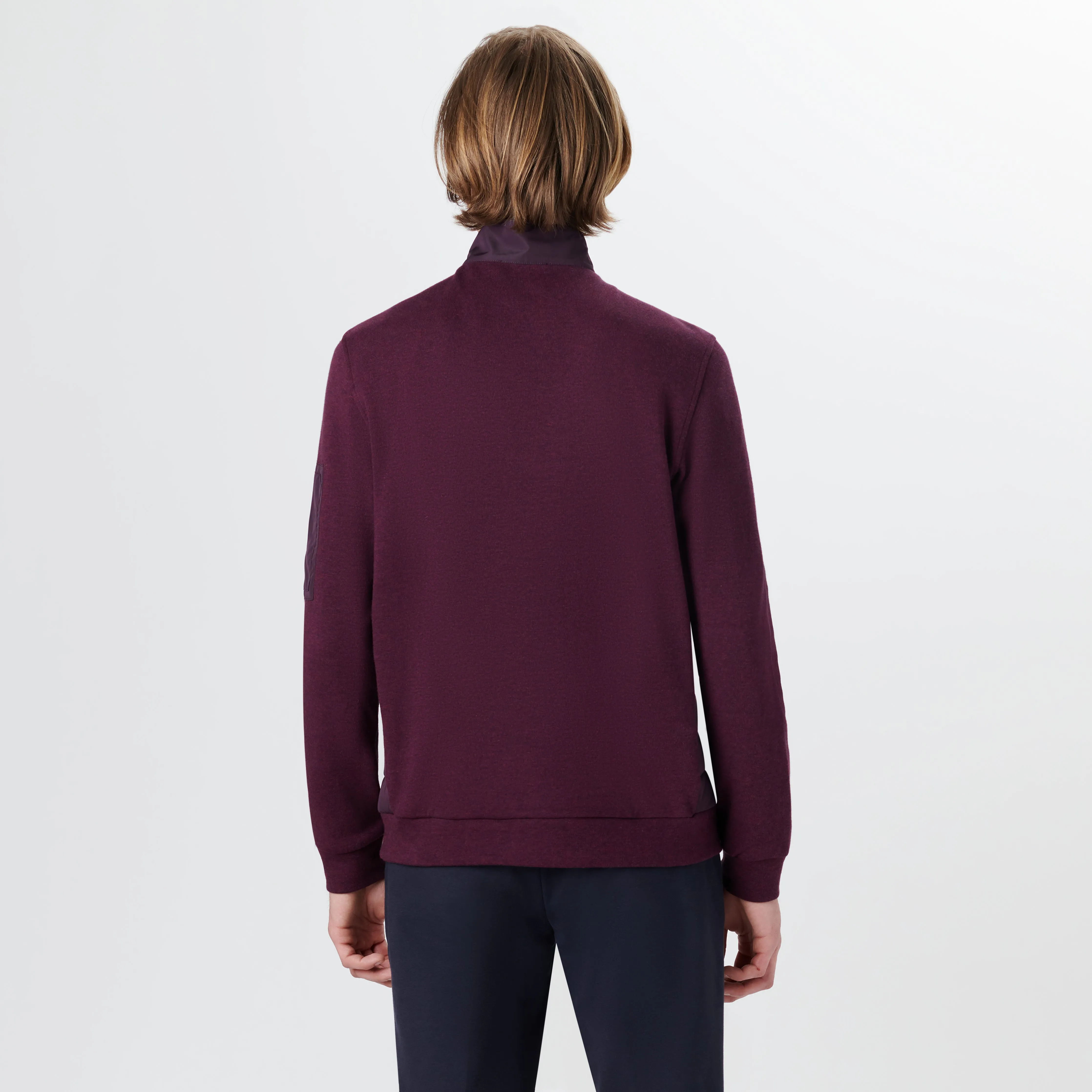 Long Sleeve Quarter Zip Pullover sold by Bugatchi product image thumbnail 4