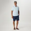 Marled Johnny Collar Polo sold by Bugatchi