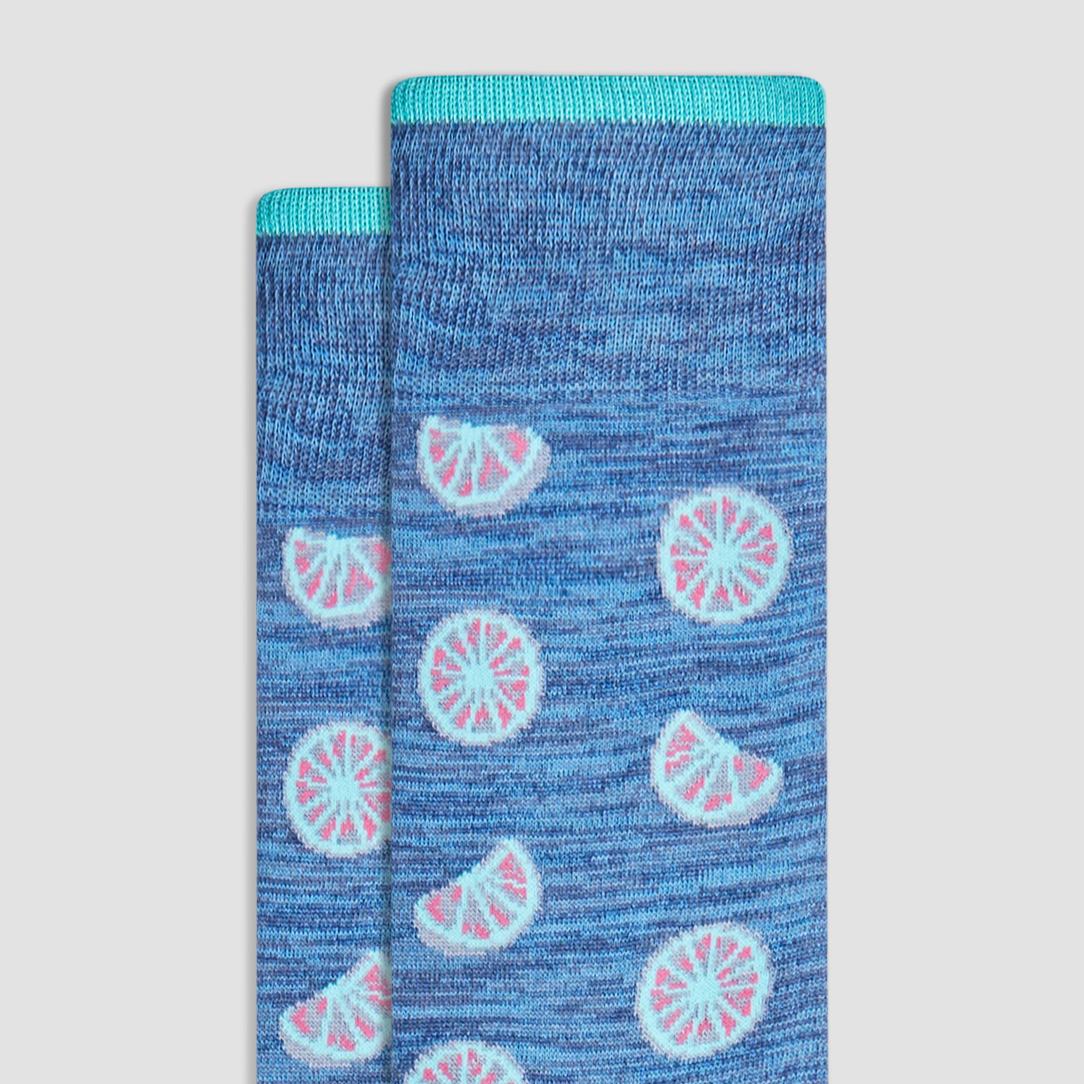 Citrus Fruit Mid-Calf Socks sold by Bugatchi product image thumbnail 2